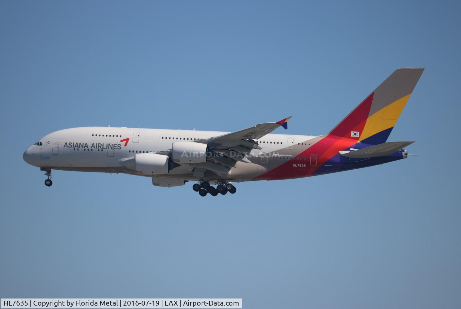 HL7635, 2015 Airbus A380-841 C/N 183, Asiana 