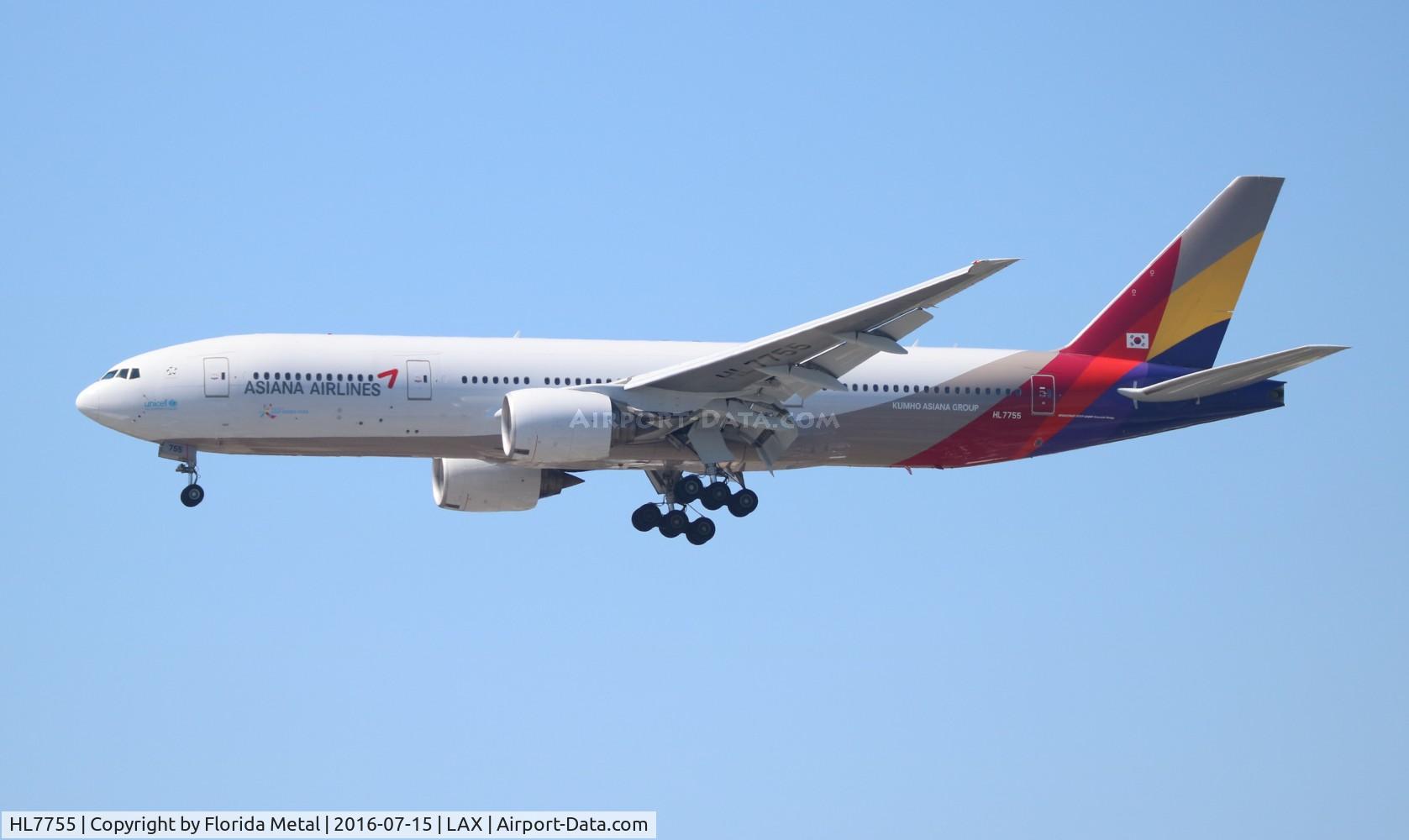 HL7755, 2007 Boeing 777-28E/ER C/N 30861, Asiana