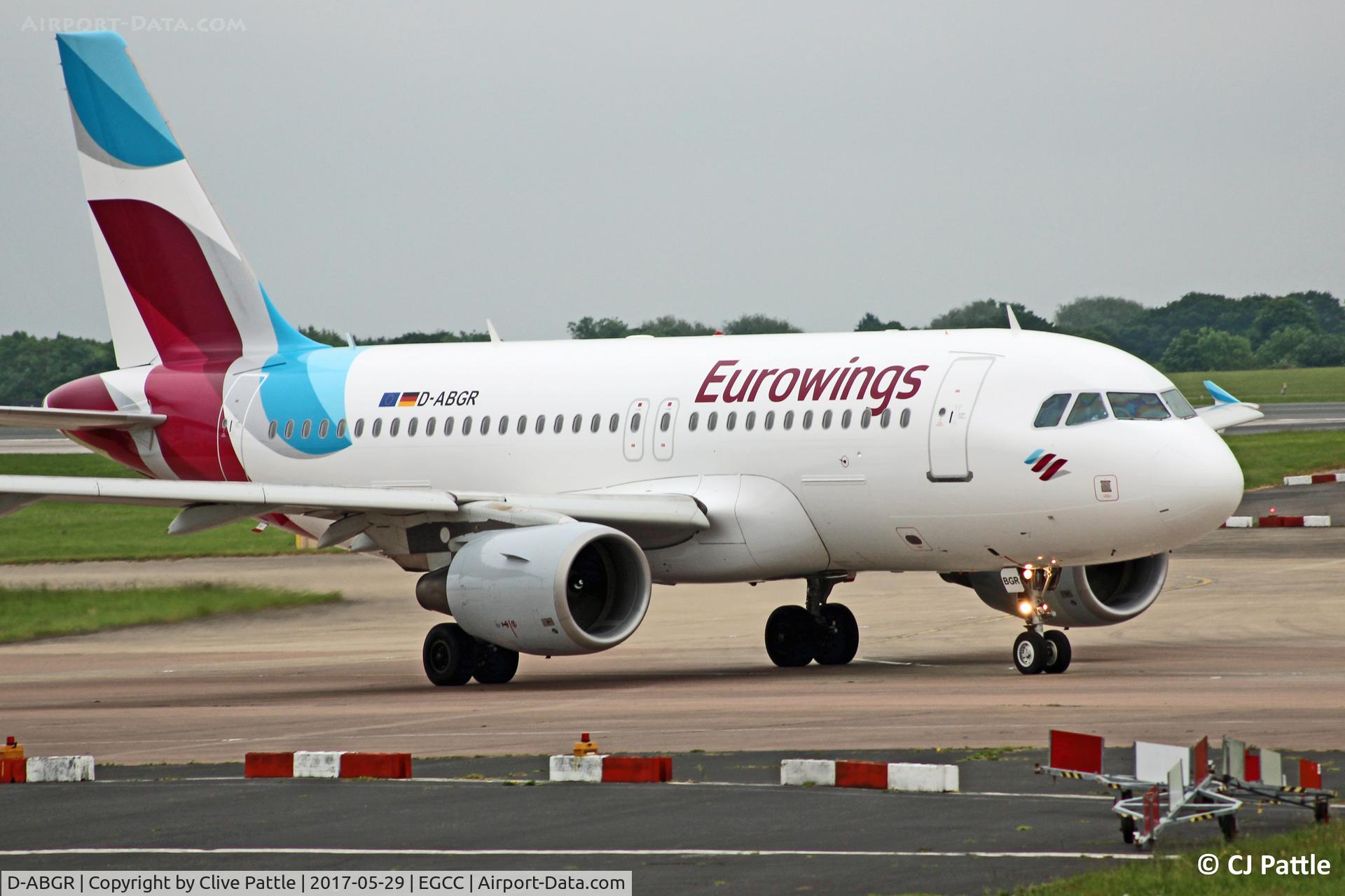 D-ABGR, 2008 Airbus A319-112 C/N 3704, Pictured at Manchester EGCC
