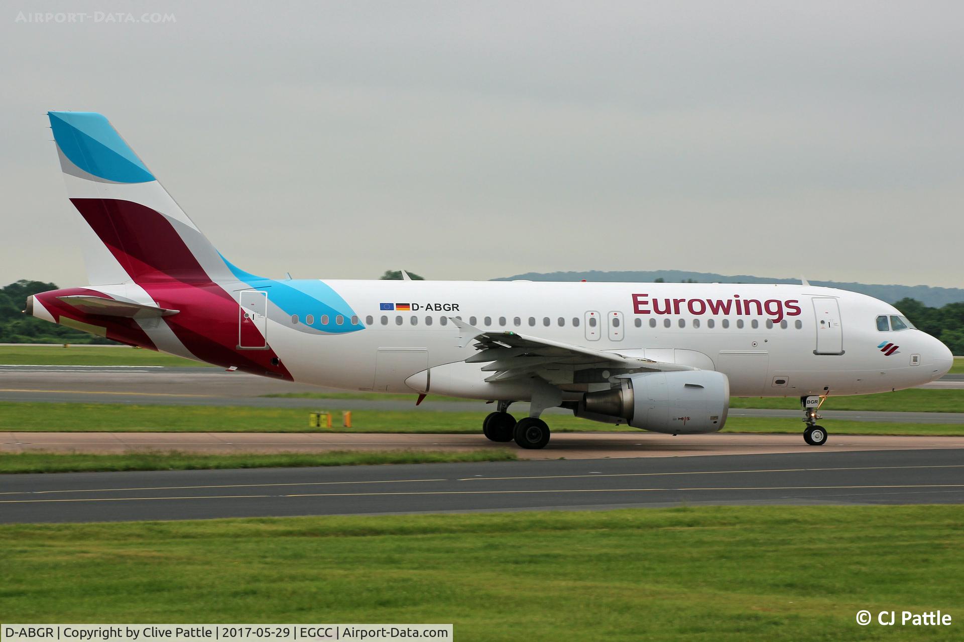 D-ABGR, 2008 Airbus A319-112 C/N 3704, Pictured at Manchester EGCC