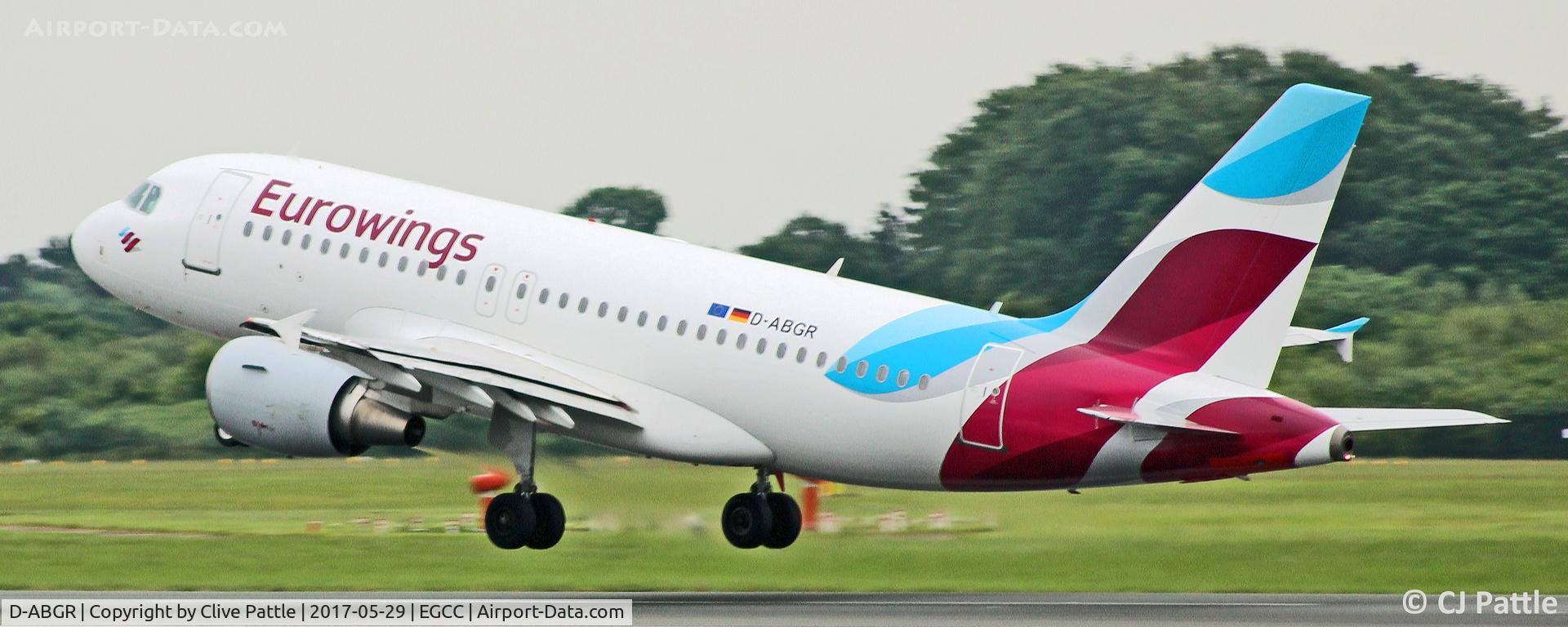 D-ABGR, 2008 Airbus A319-112 C/N 3704, Pictured at Manchester EGCC