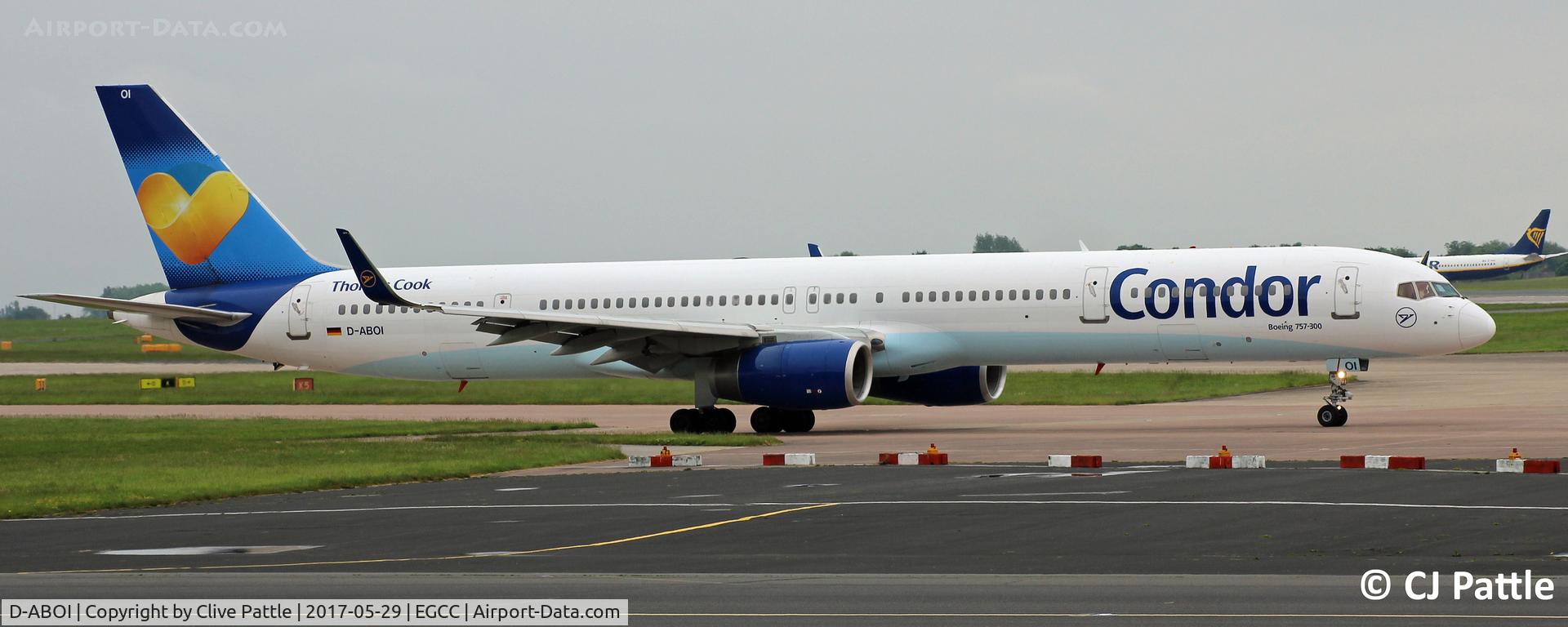 D-ABOI, 2000 Boeing 757-330 C/N 29018, Pictured at Manchester EGCC