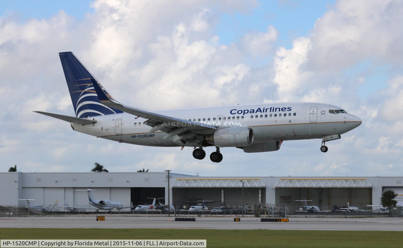 HP-1520CMP, Boeing 737-7V3 C/N 33707, Copa 737