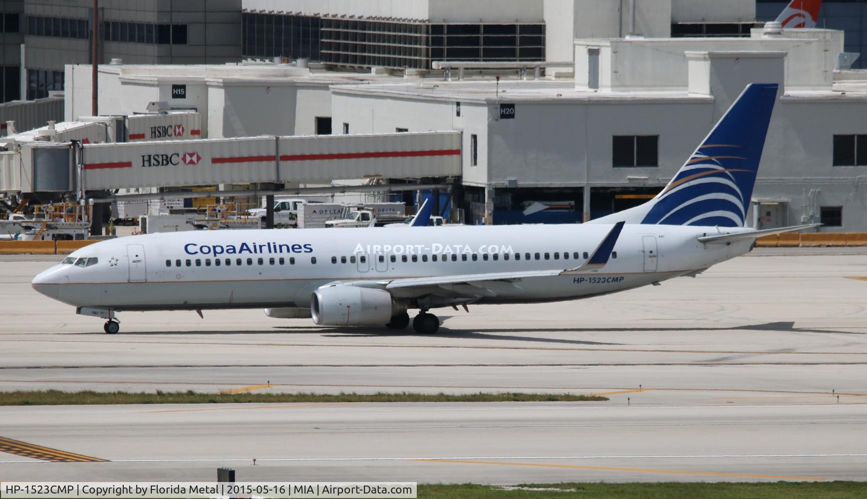 HP-1523CMP, 2008 Boeing 737-8Q8 C/N 35274, Copa 737