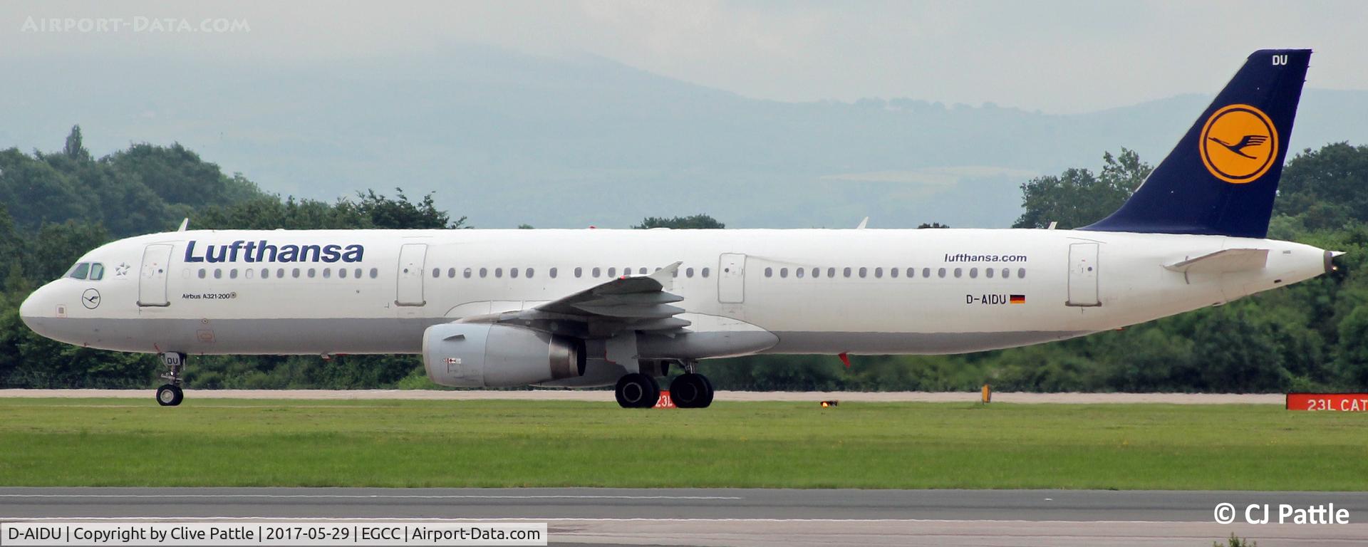 D-AIDU, 2012 Airbus A321-231 C/N 5186, Pictured at Manchester EGCC