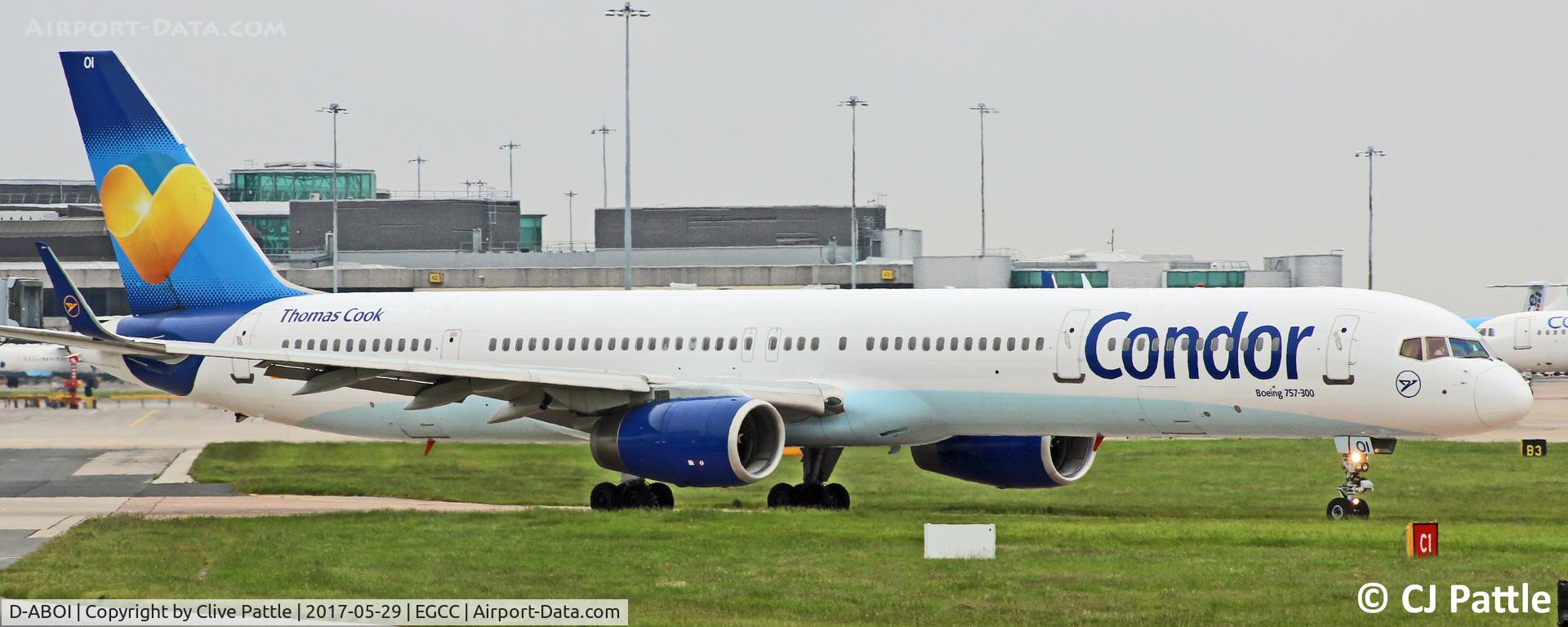 D-ABOI, 2000 Boeing 757-330 C/N 29018, Pictured at Manchester EGCC