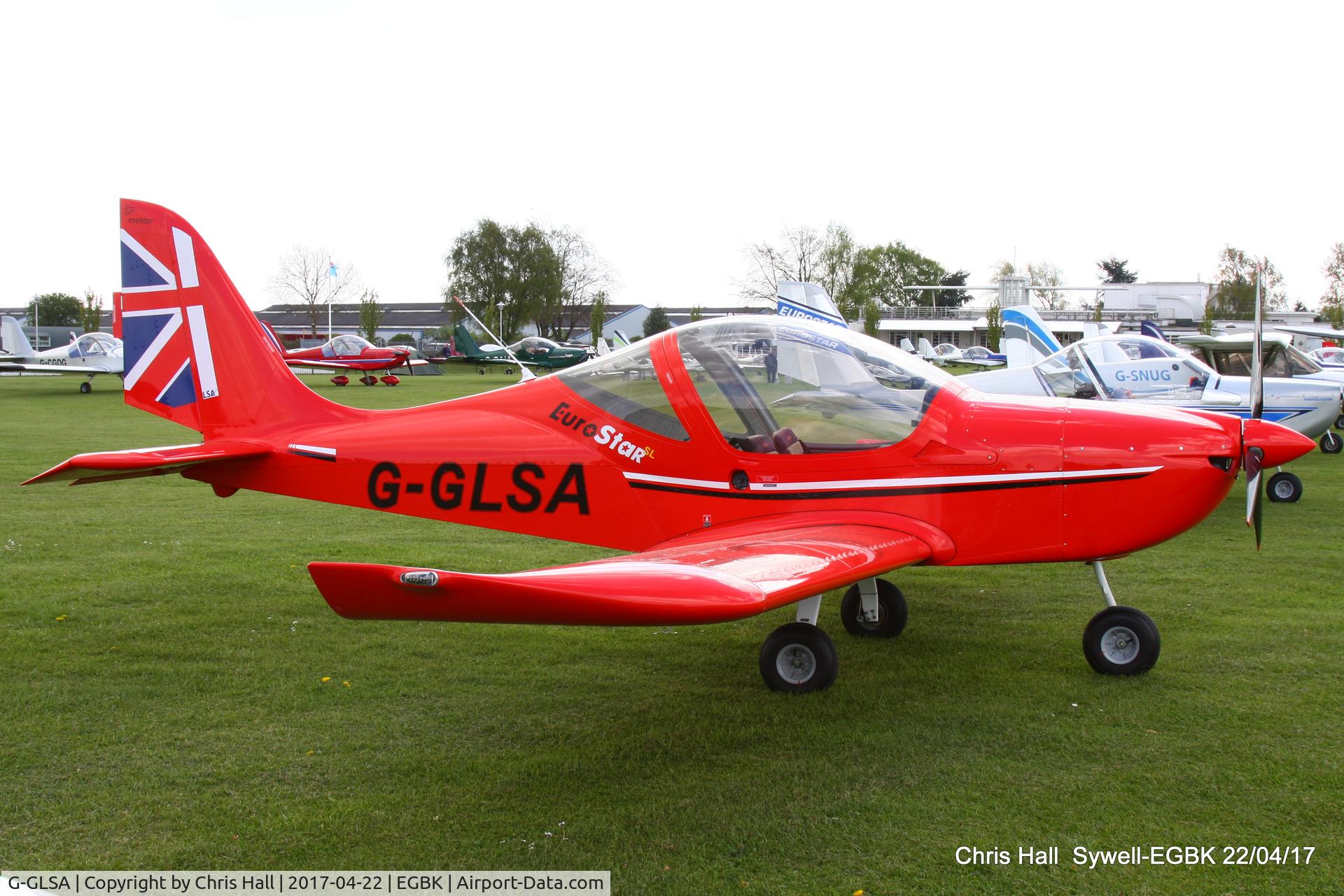 G-GLSA, 2015 Evektor EV-97 Eurostar SL C/N 2014-4216, at the EV-97 fly in. Sywell