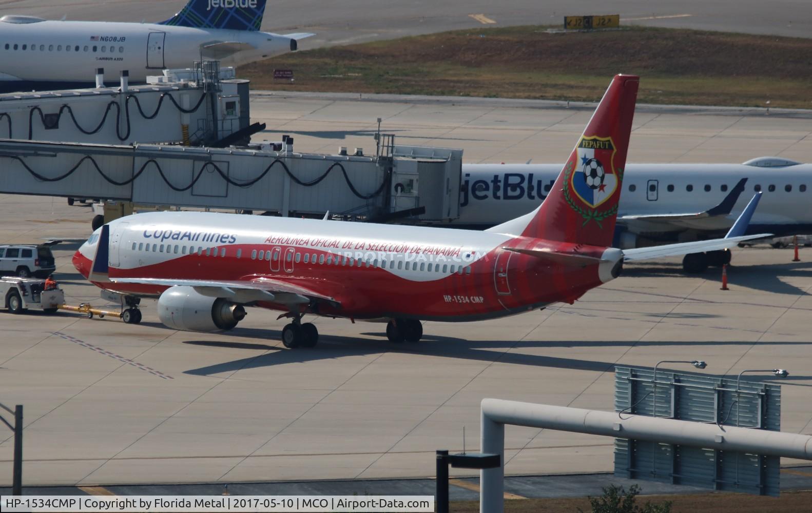 HP-1534CMP, 2008 Boeing 737-8V3 C/N 35125, Copa Panama Football
