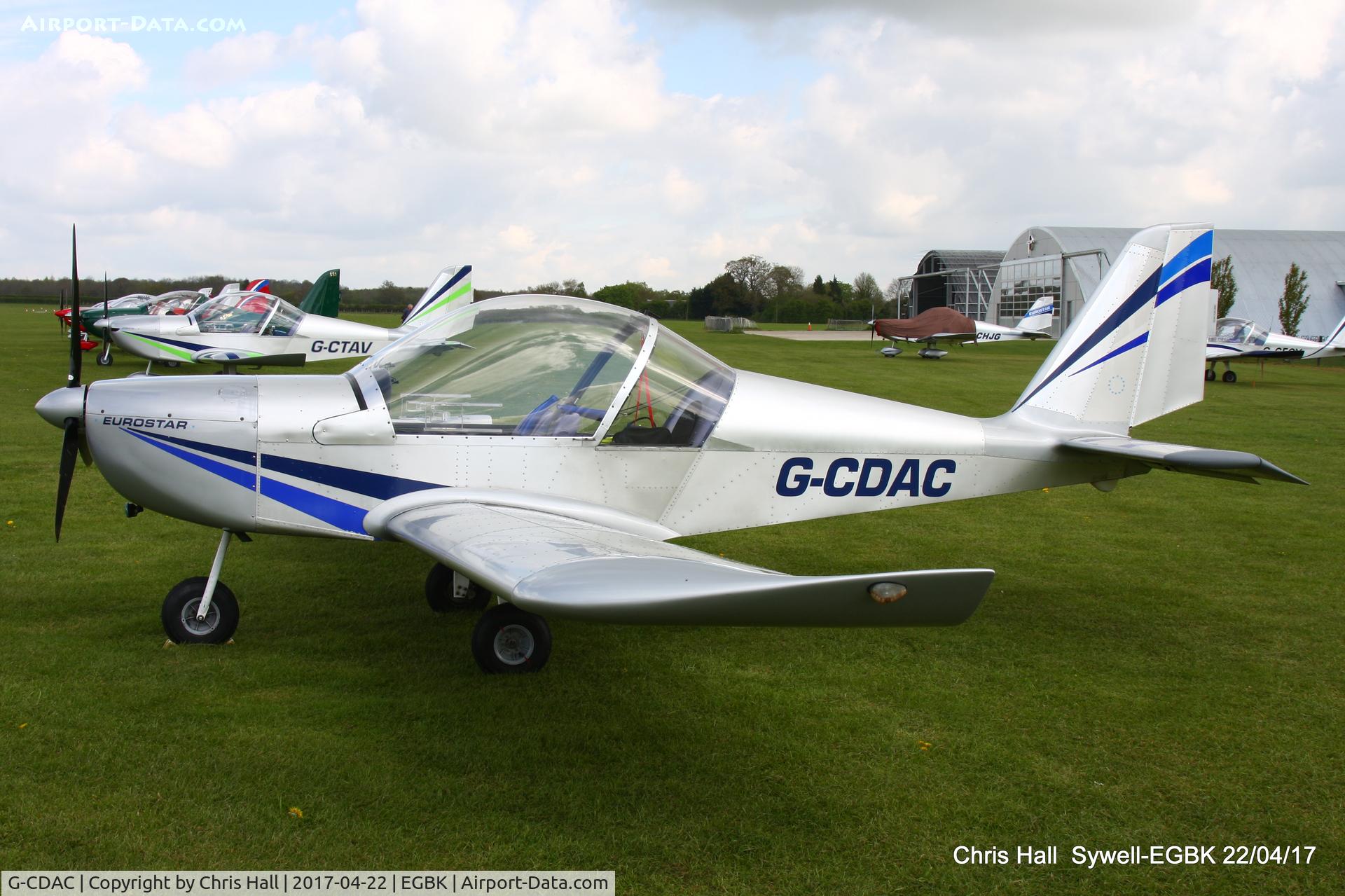 G-CDAC, 2004 Cosmik EV-97 TeamEurostar UK C/N 2116, at the EV-97 fly in. Sywell