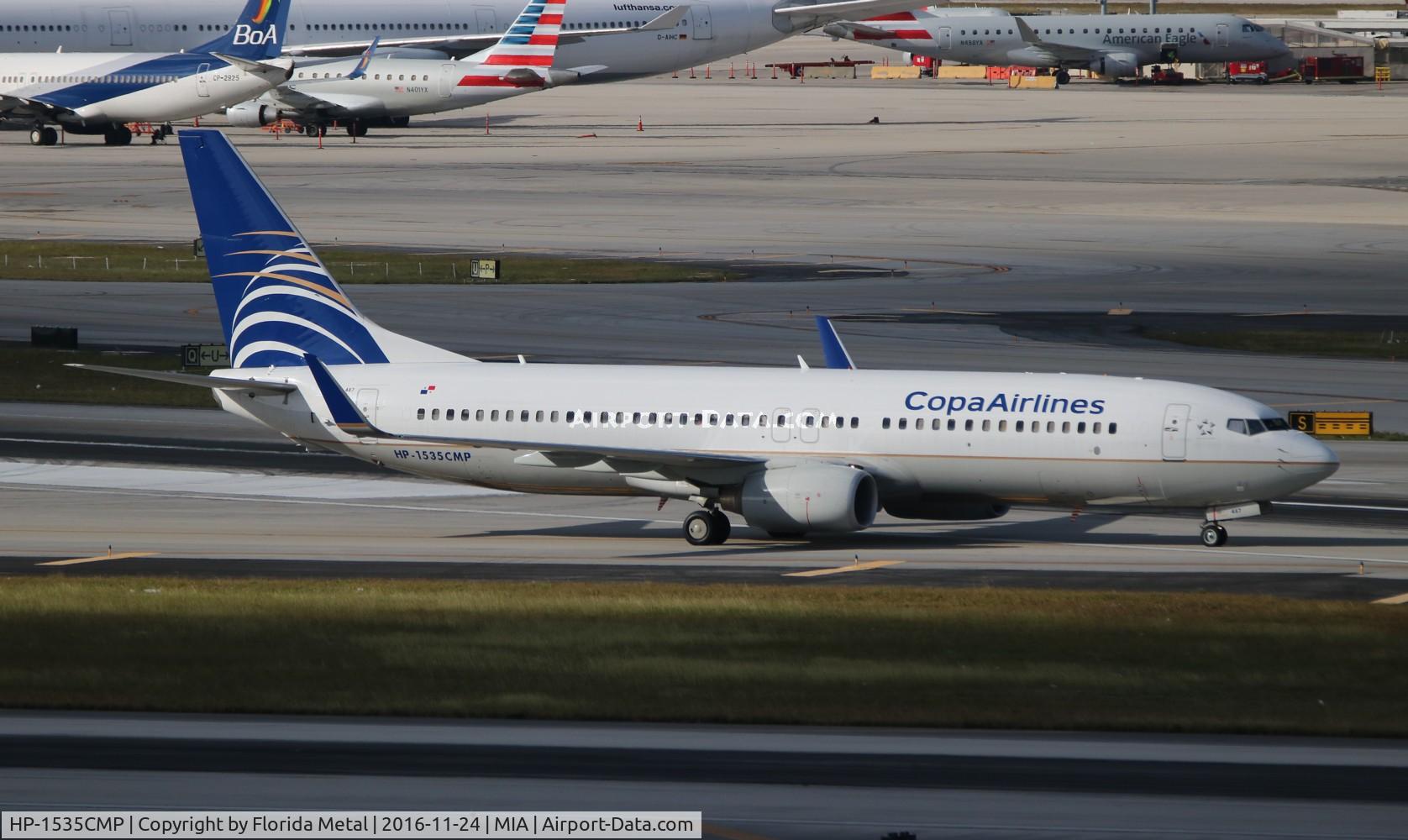 HP-1535CMP, 2008 Boeing 737-8V3 C/N 35126, Copa 737