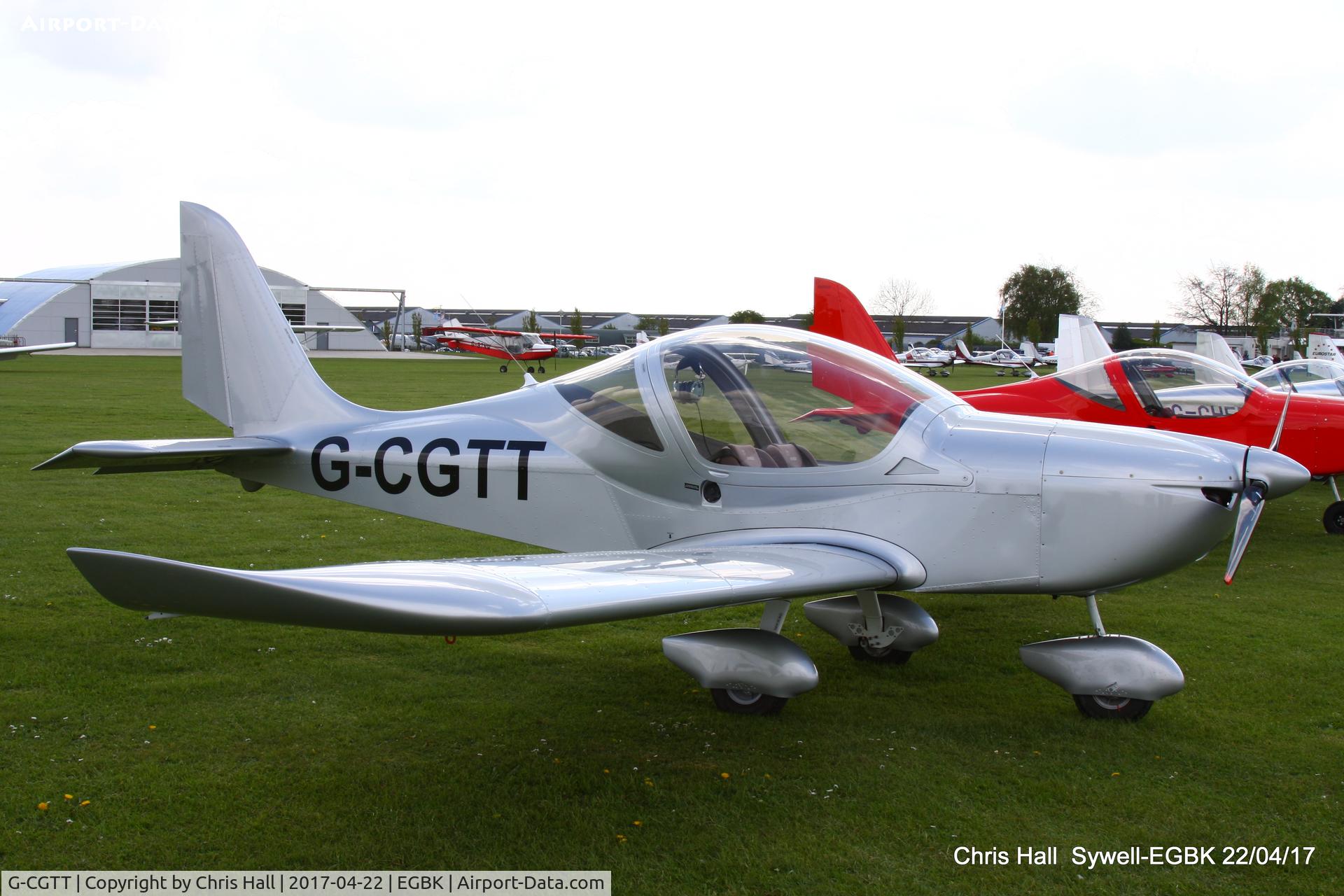 G-CGTT, 2011 Aerotechnik EV-97 Eurostar SL C/N LAA315B-14985, at the EV-97 fly in. Sywell