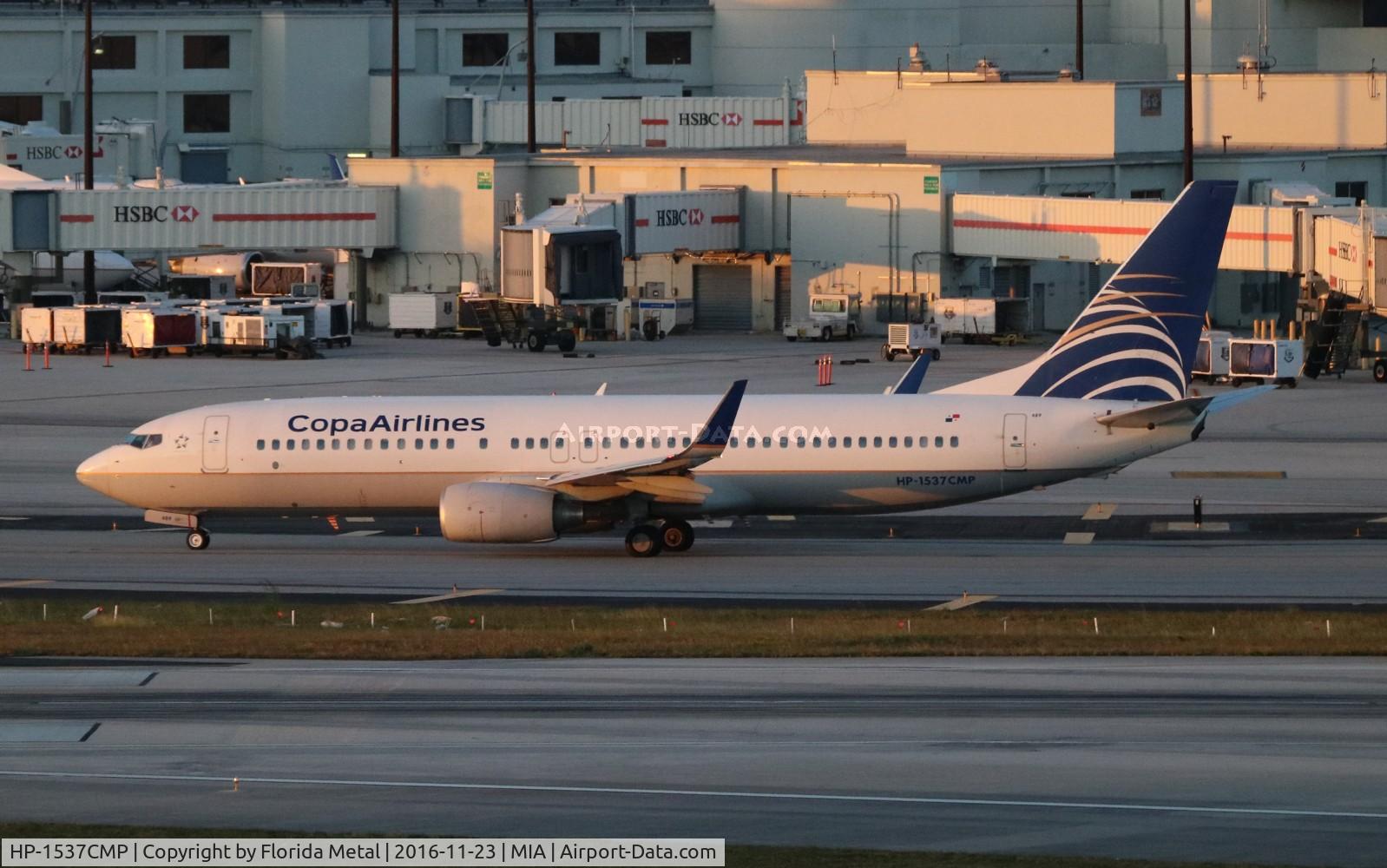 HP-1537CMP, 2009 Boeing 737-8V3 C/N 36550, Copa 737
