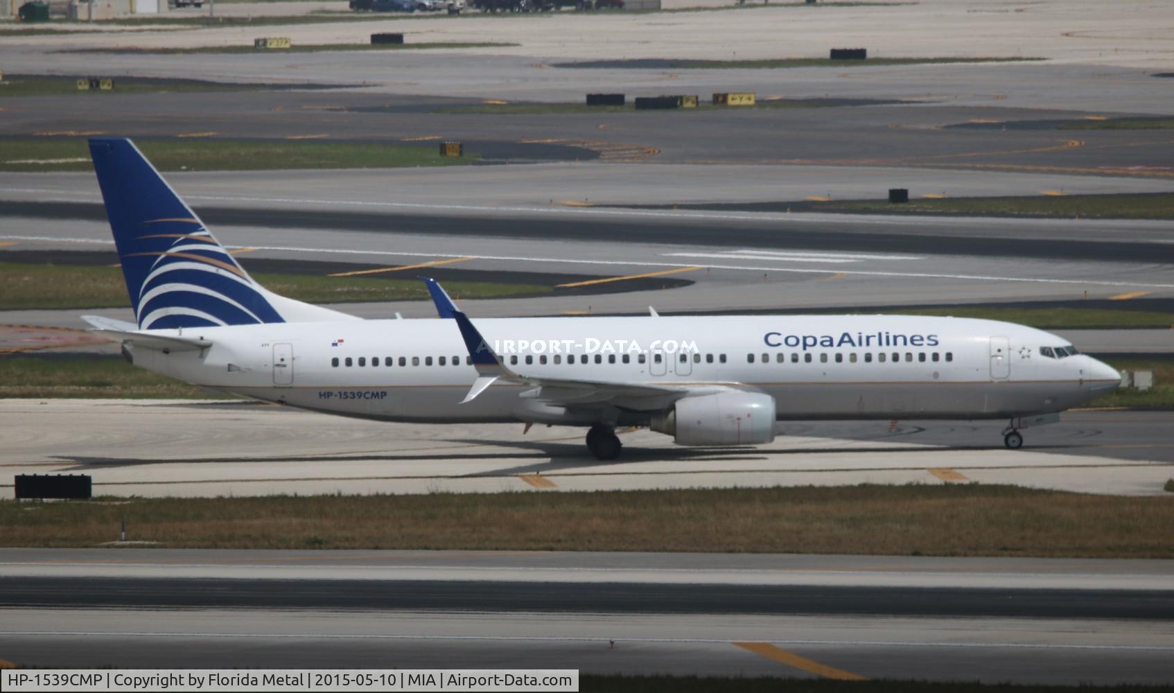 HP-1539CMP, 2010 Boeing 737-8V3 C/N 29667, Copa 737