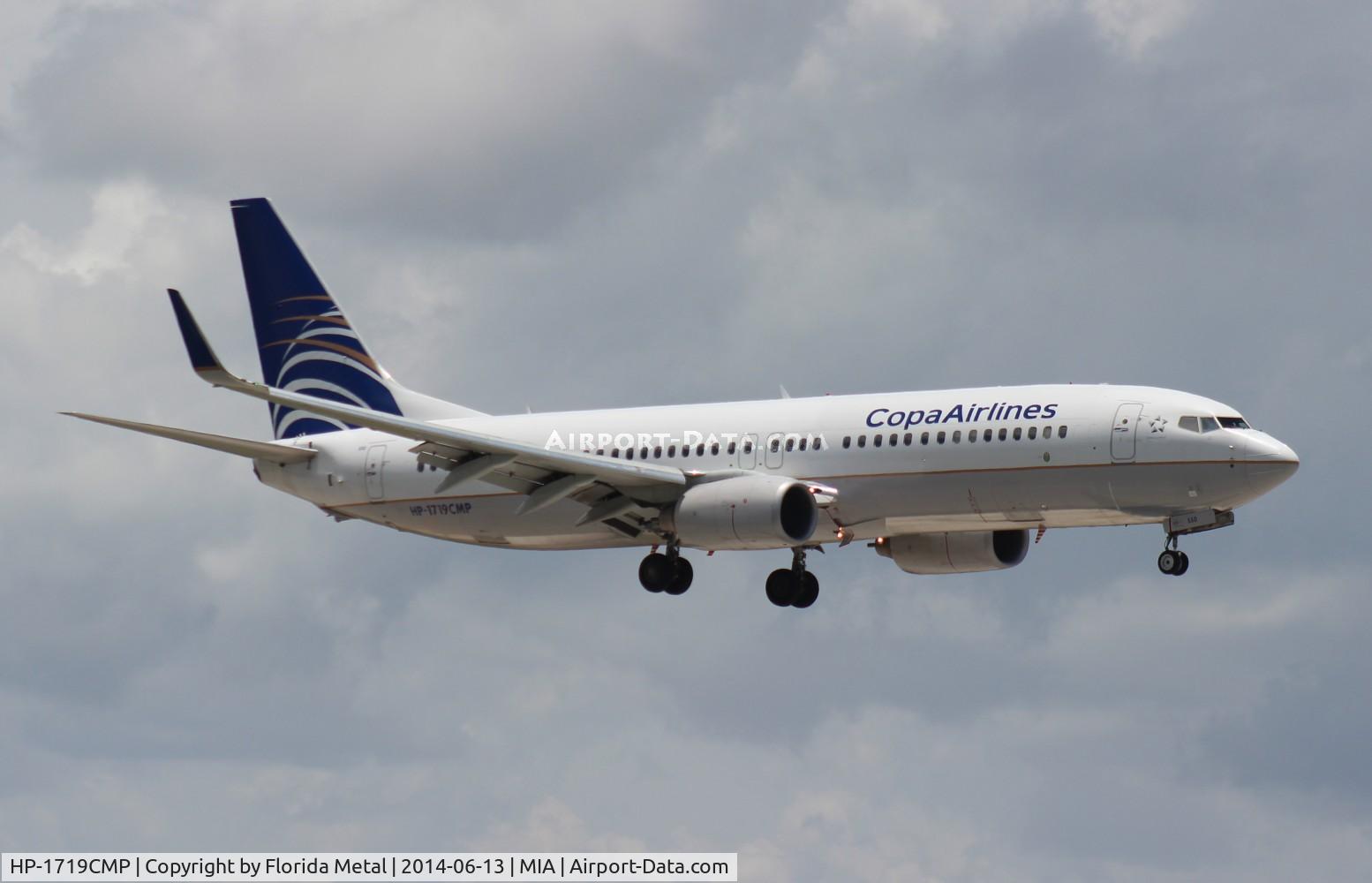 HP-1719CMP, 2011 Boeing 737-8V3 C/N 37957, Copa 737