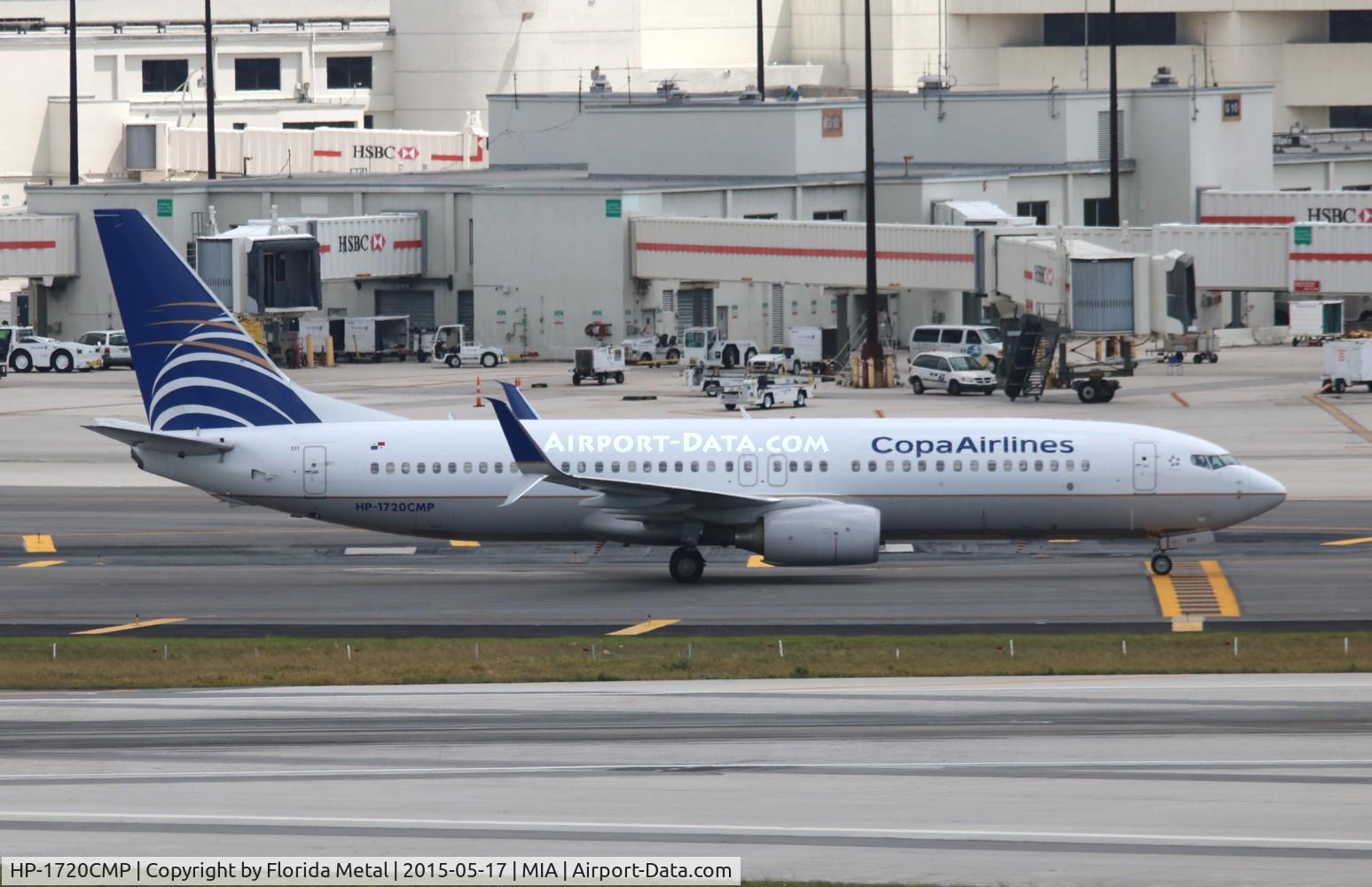 HP-1720CMP, 2011 Boeing 737-8V3 C/N 37958, Copa 737