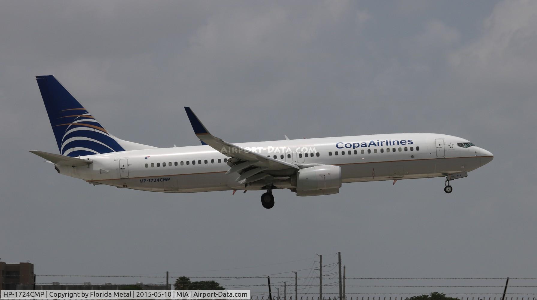 HP-1724CMP, 2011 Boeing 737-8V3 C/N 38140, Copa 737