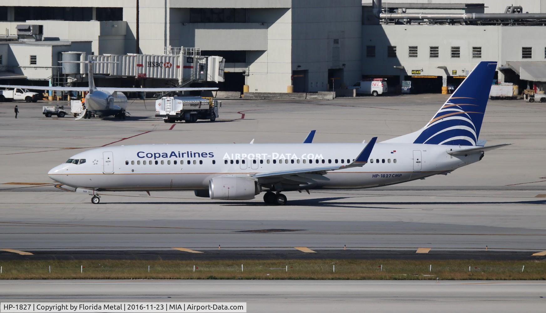 HP-1827, 2012 Boeing 737-8V3 C/N 38142, Copa 737