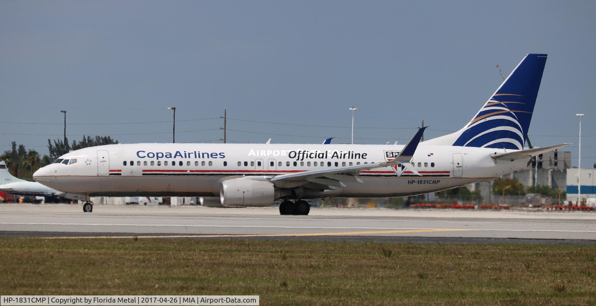 HP-1831CMP, 2013 Boeing 737-8V3 C/N 40788, Copa Sao Paolo FC