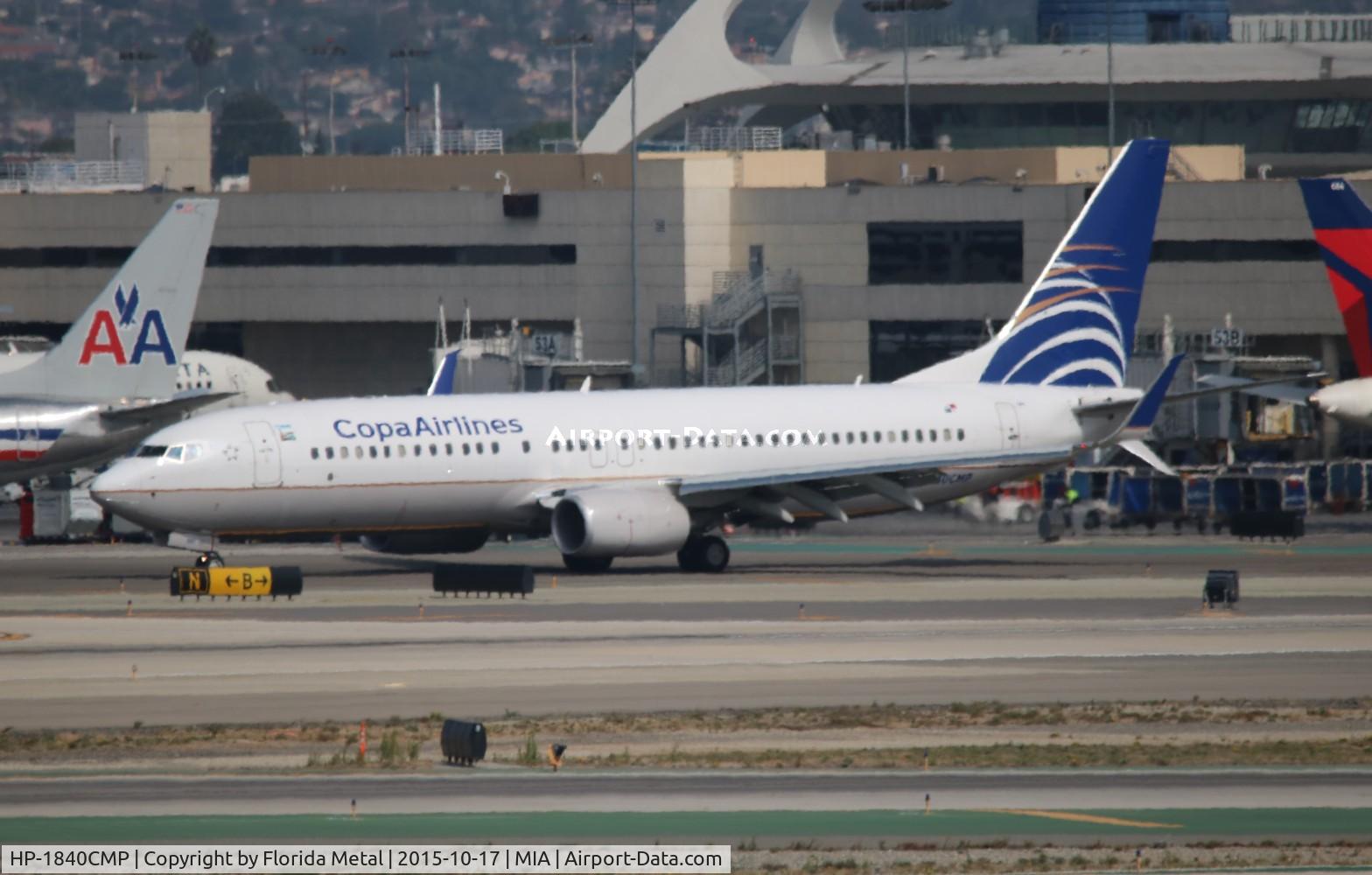 HP-1840CMP, 2014 Boeing 737-8V3 C/N 44155, Copa 737