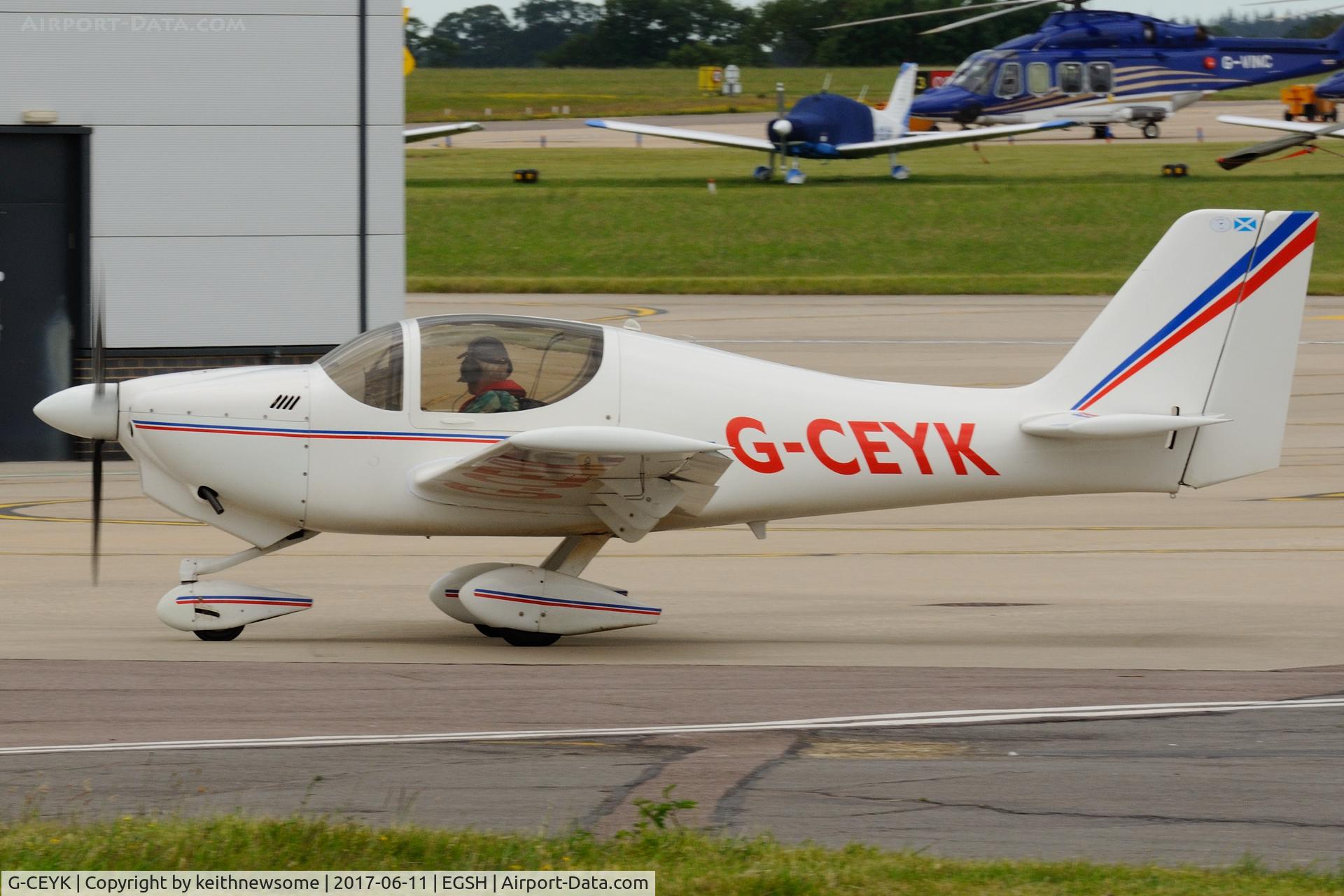 G-CEYK, 2008 Europa XS Tri-Gear C/N PFA 247-14476, Nice Visitor.