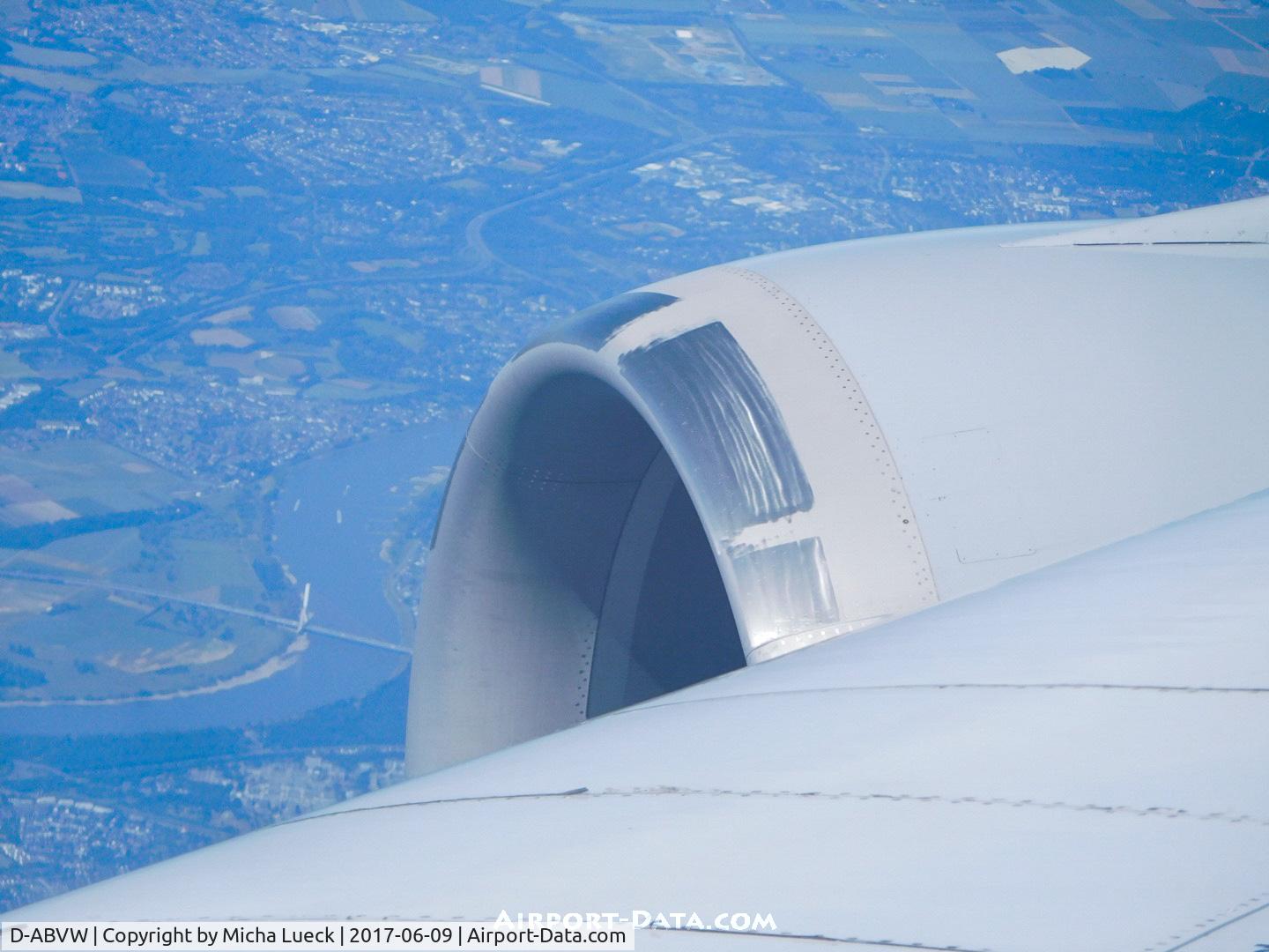 D-ABVW, 1999 Boeing 747-430 C/N 29493, Nothing a bit of duct tape can't fix...;-) (YVR-FRA)