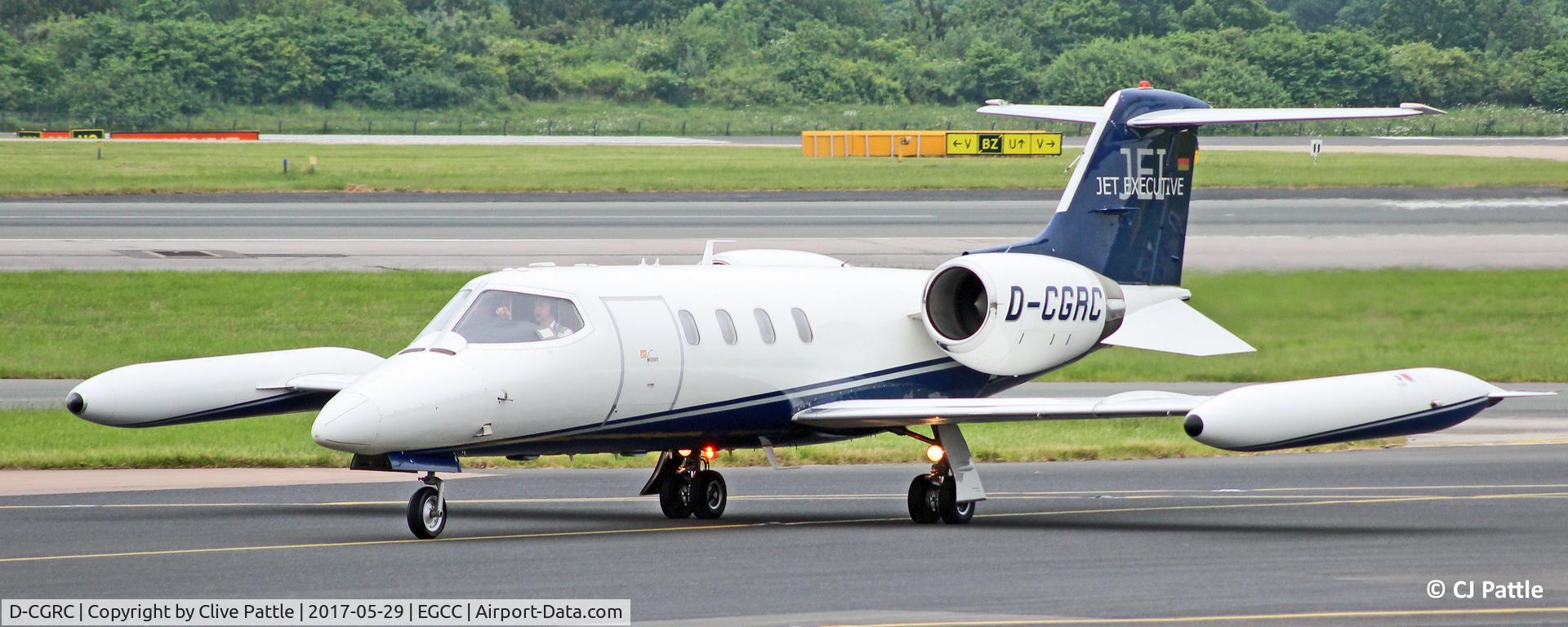 D-CGRC, 1979 Gates Learjet 35A C/N 35-223, Captured at Manchester EGCC