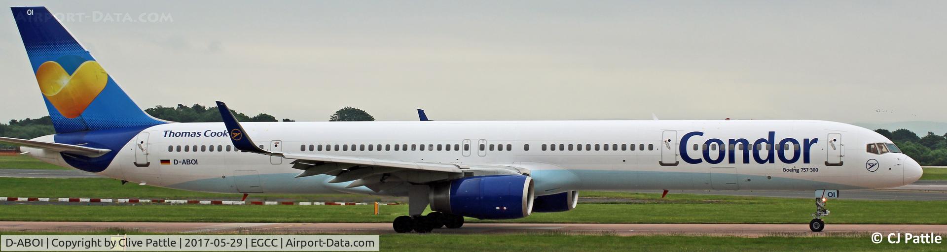 D-ABOI, 2000 Boeing 757-330 C/N 29018, Pictured at Manchester EGCC