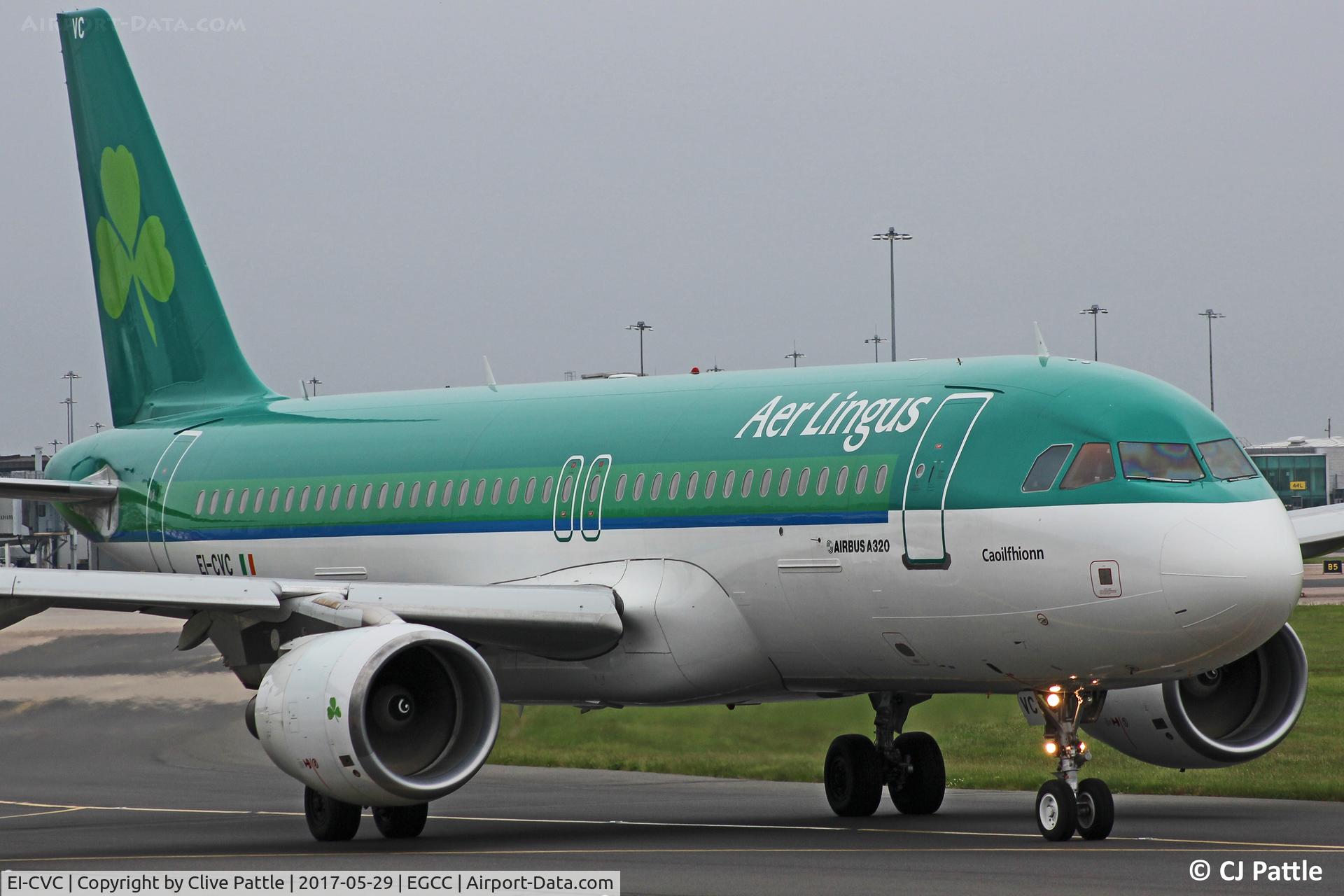 EI-CVC, 2001 Airbus A320-214 C/N 1443, Pictured at Manchester EGCC
