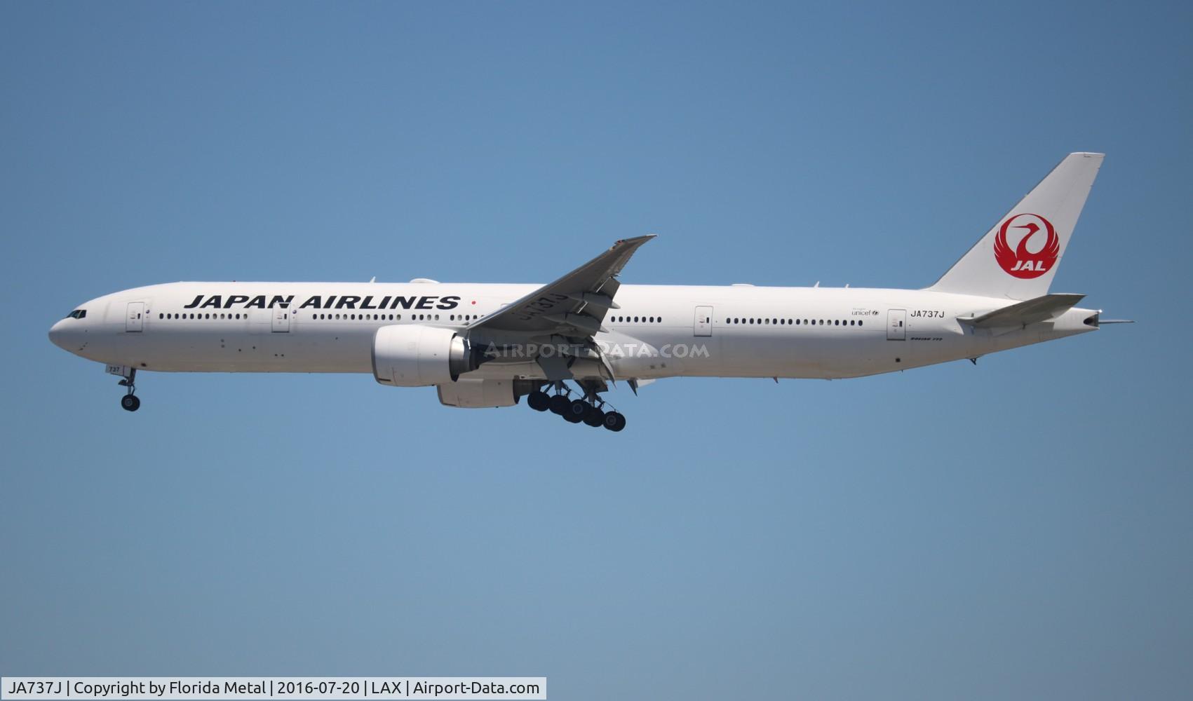JA737J, 2007 Boeing 777-346/ER C/N 36126, Japan Airlines