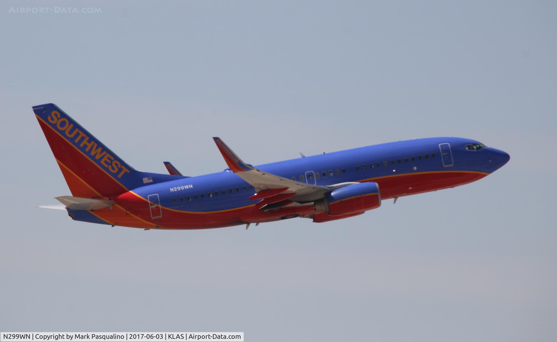 N299WN, 2007 Boeing 737-7H4 C/N 36614, Boeing 737-700