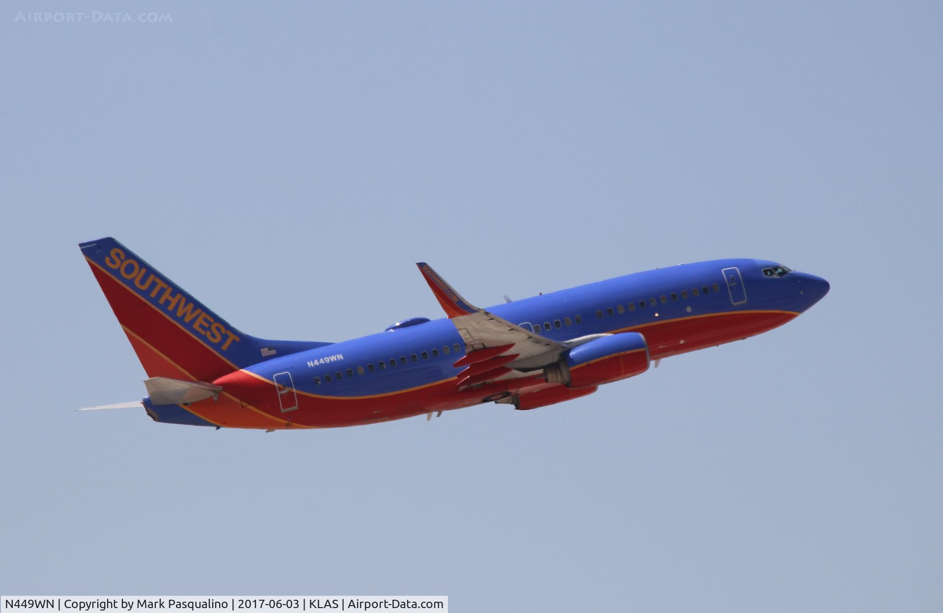 N449WN, 2003 Boeing 737-7H4 C/N 32469, Boeing 737-700