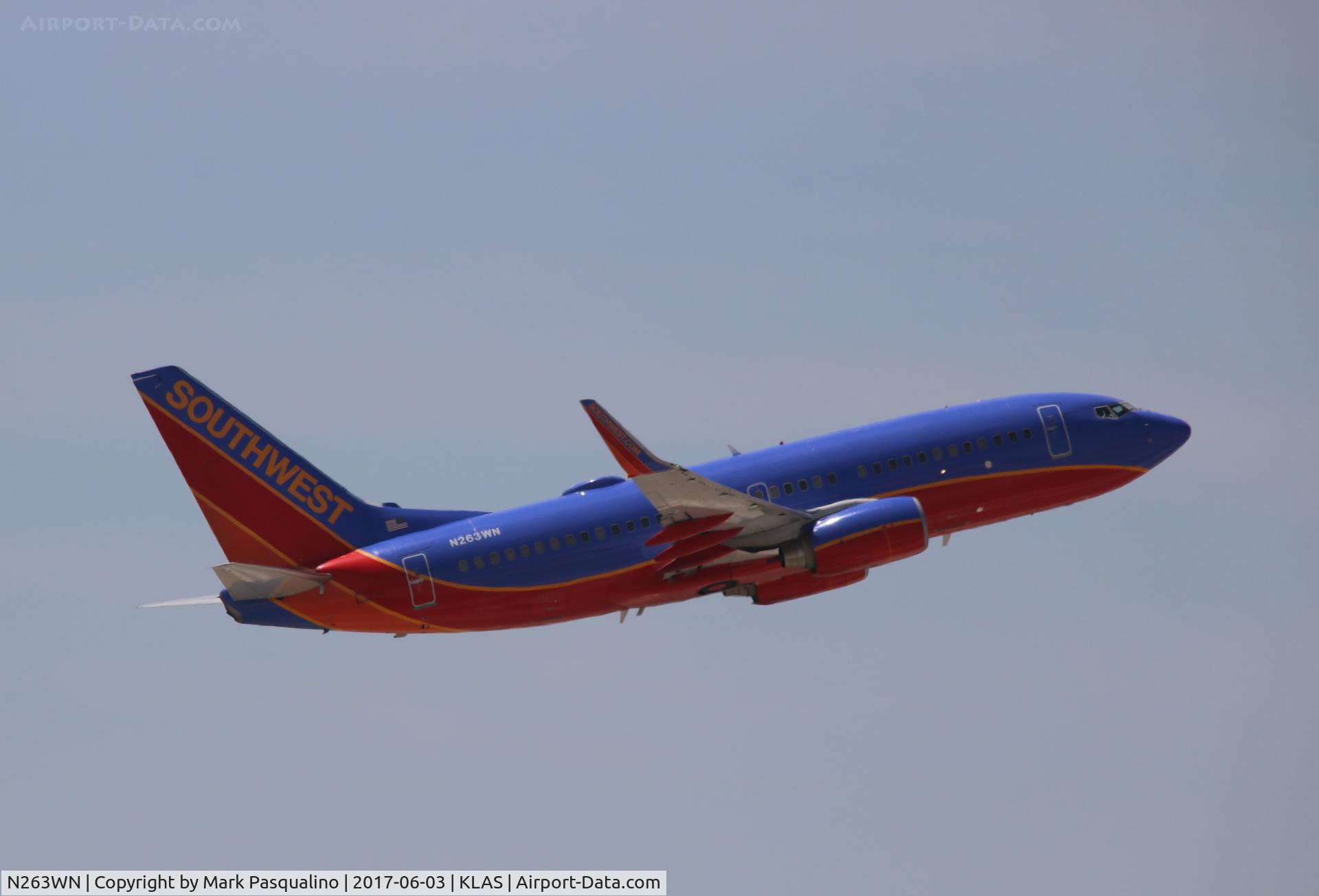 N263WN, 2007 Boeing 737-7H4 C/N 32520, Boeing 737-700