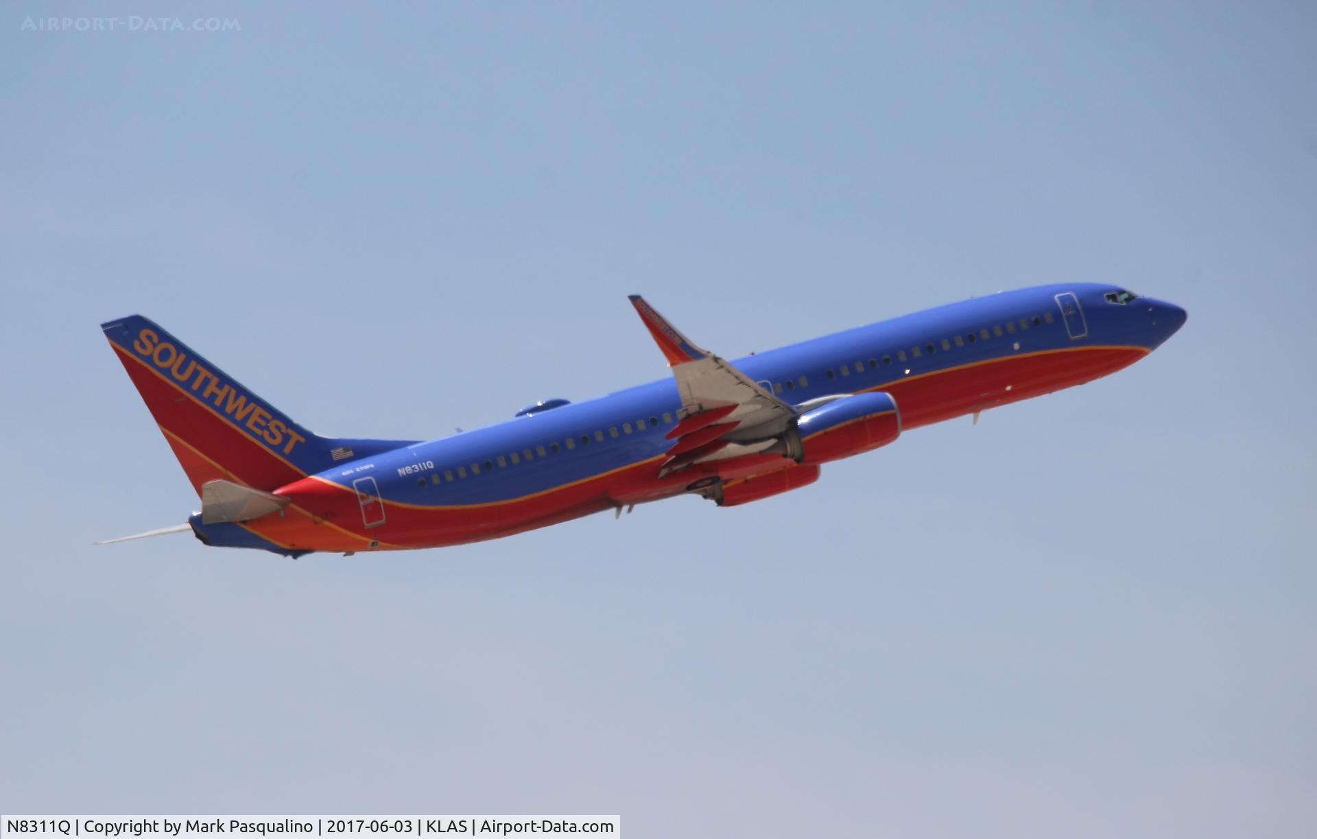 N8311Q, 2012 Boeing 737-8H4 C/N 38808, Boeing 737-800