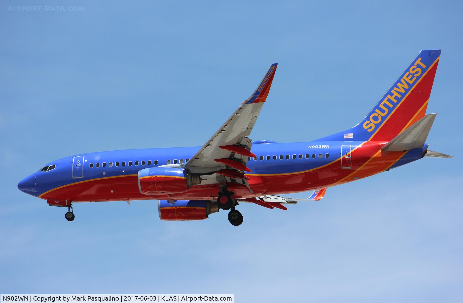N902WN, 2007 Boeing 737-7H4 C/N 36615, Boeing 737-700
