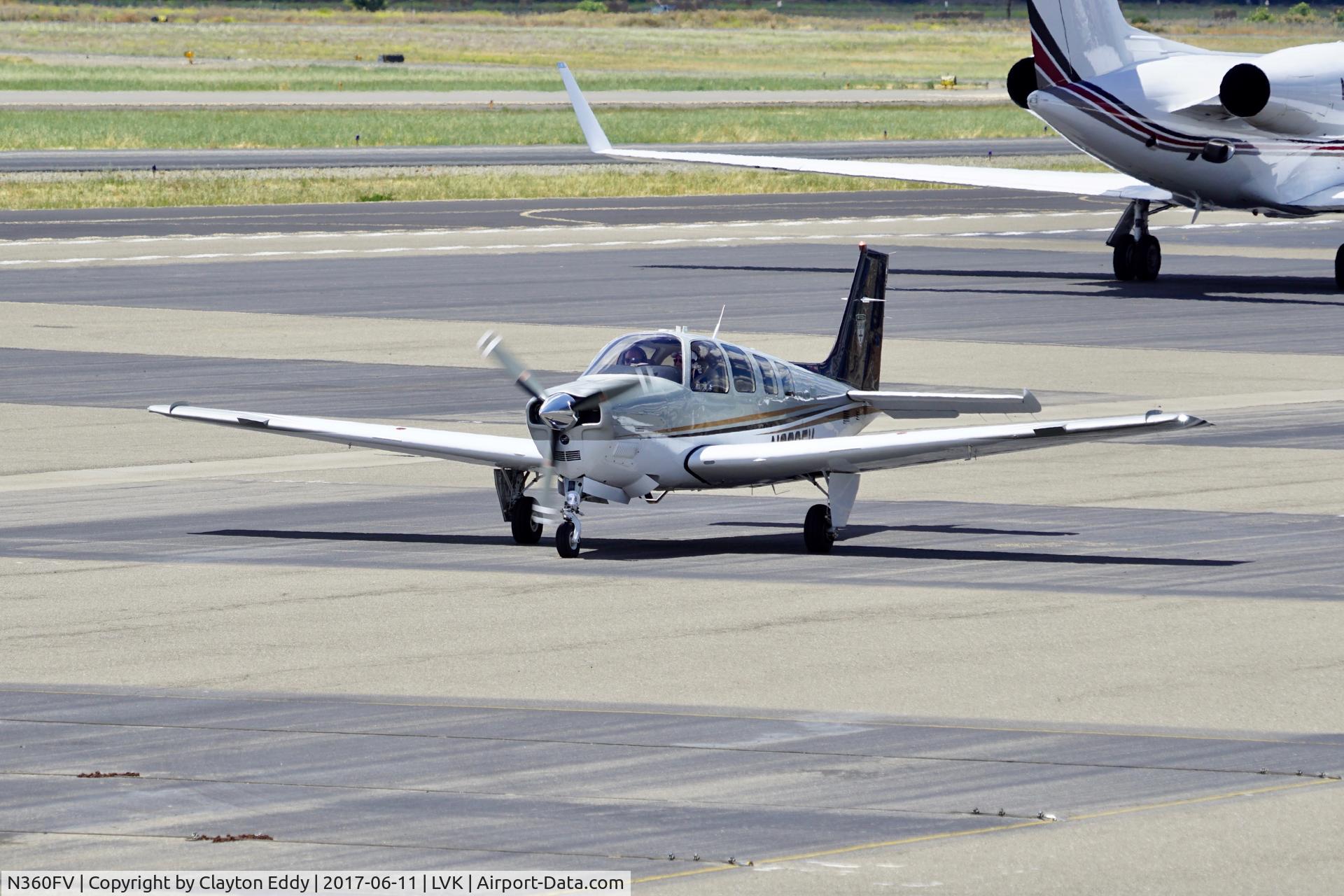 N360FV, 2014 Beechcraft G36 Bonanza C/N E-4035, Livermore Airport California 2017.