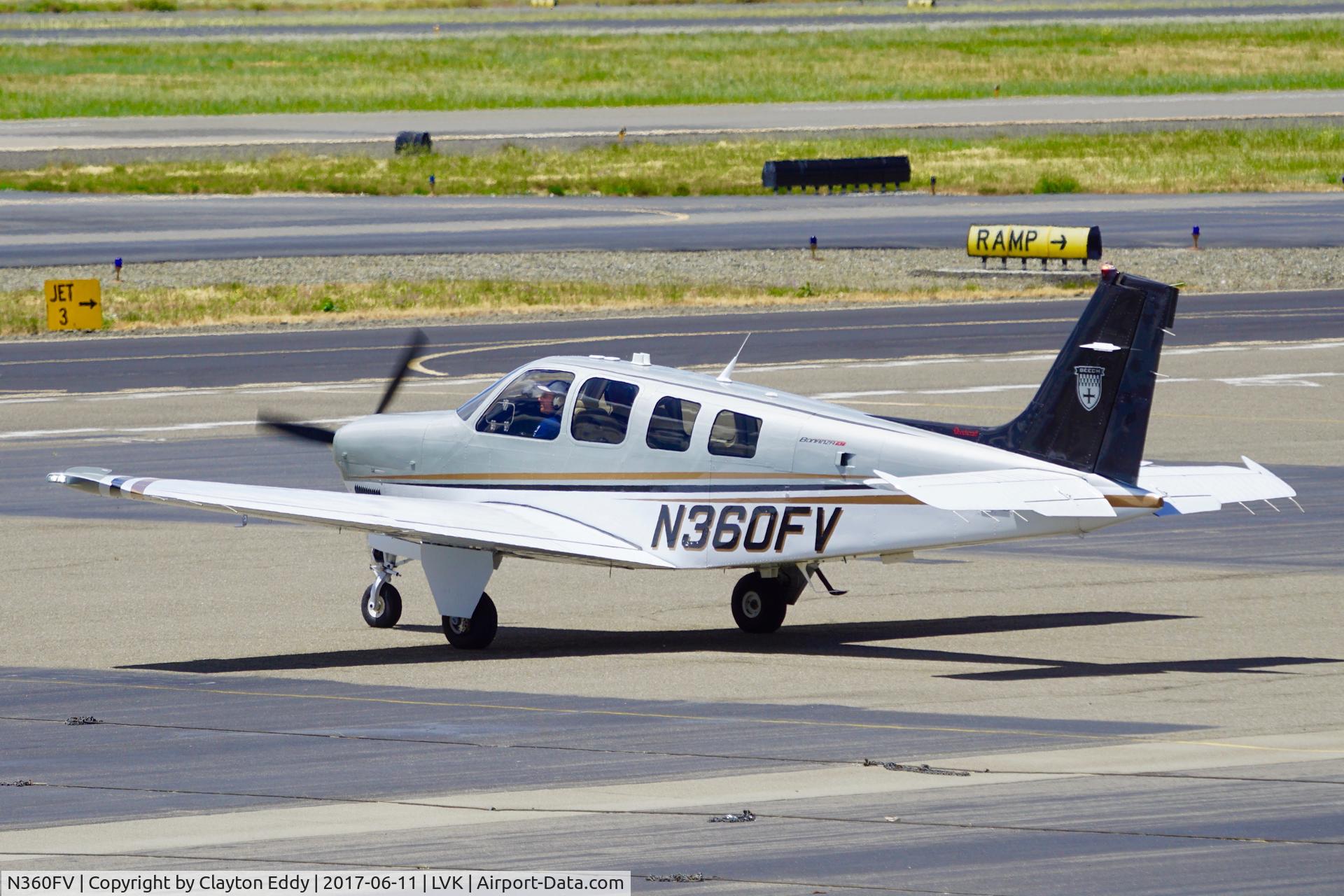 N360FV, 2014 Beechcraft G36 Bonanza C/N E-4035, Livermore Airport California 2017.
