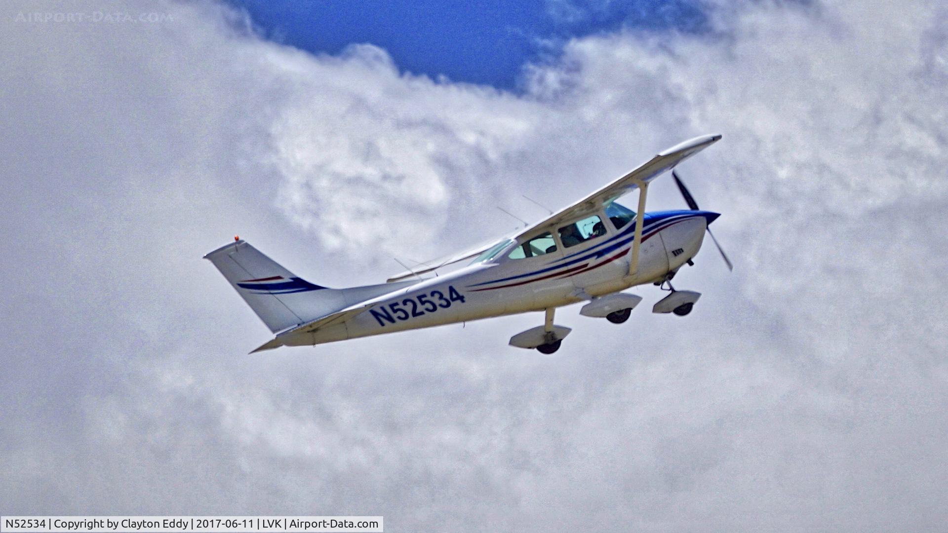 N52534, 1973 Cessna 182P Skylane C/N 18262659, Livermore Airport California 2017.