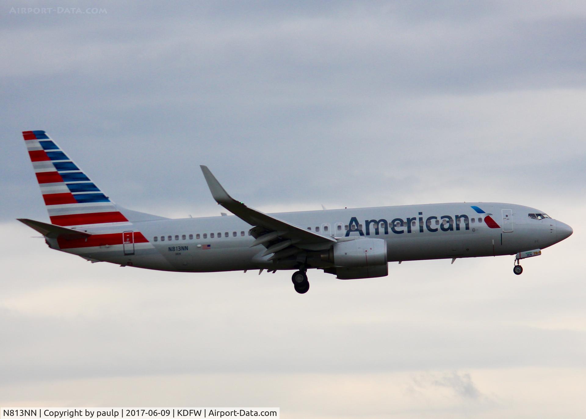N813NN, 2009 Boeing 737-823 C/N 30918, At DFW.