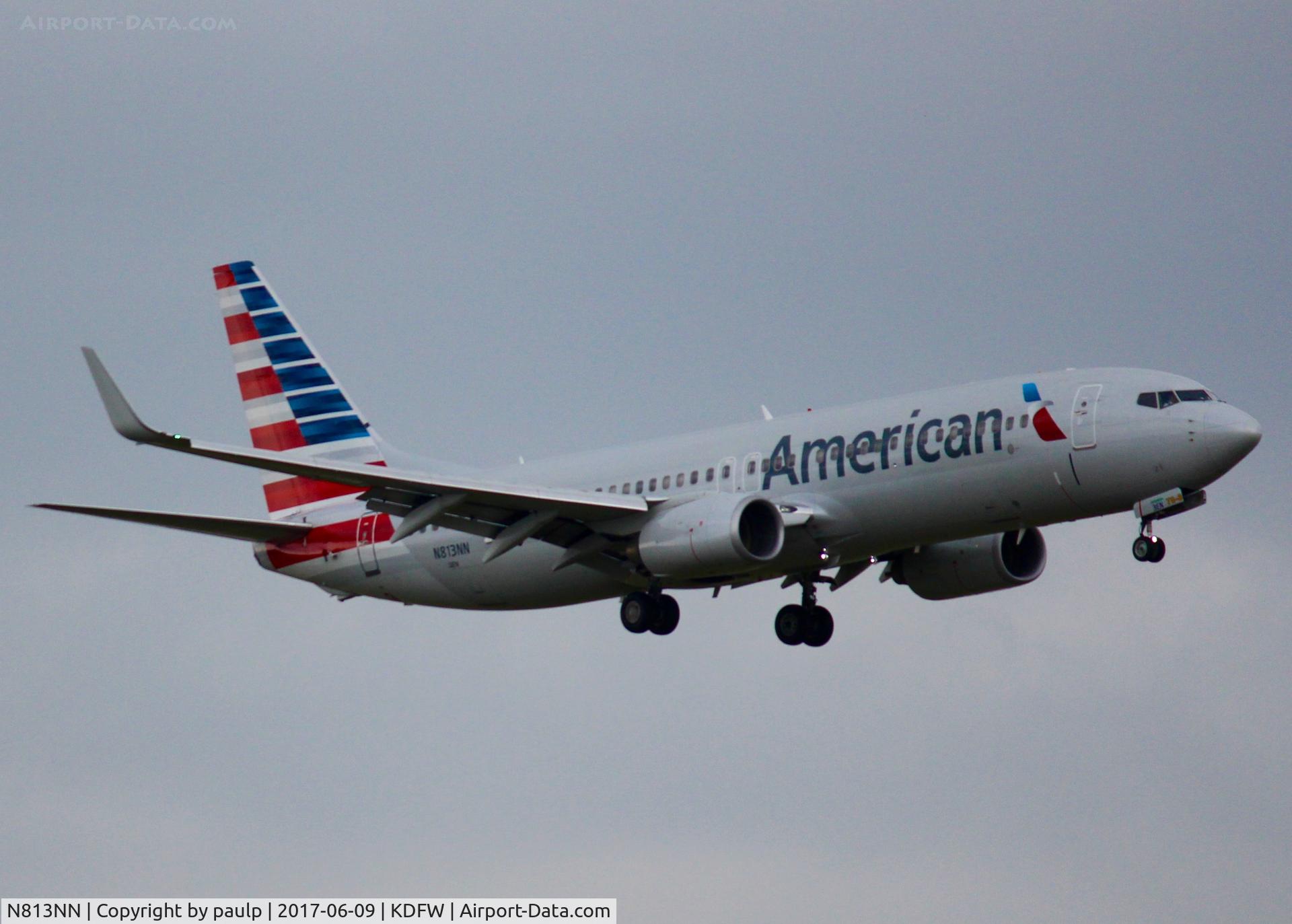 N813NN, 2009 Boeing 737-823 C/N 30918, At DFW.