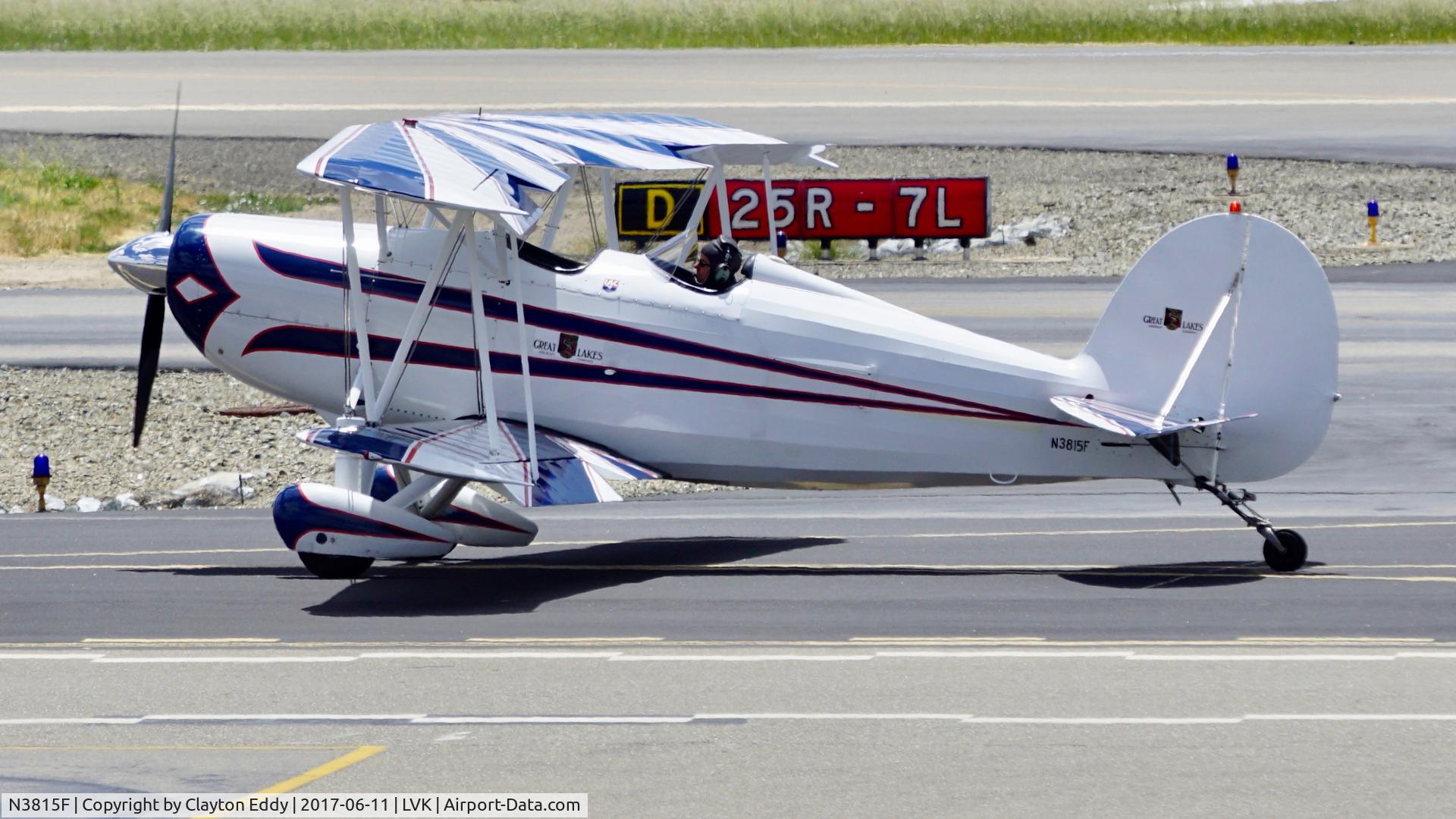N3815F, 1977 Great Lakes 2T-1A-2 Sport Trainer C/N 0783, Livermore Airport California 2017.