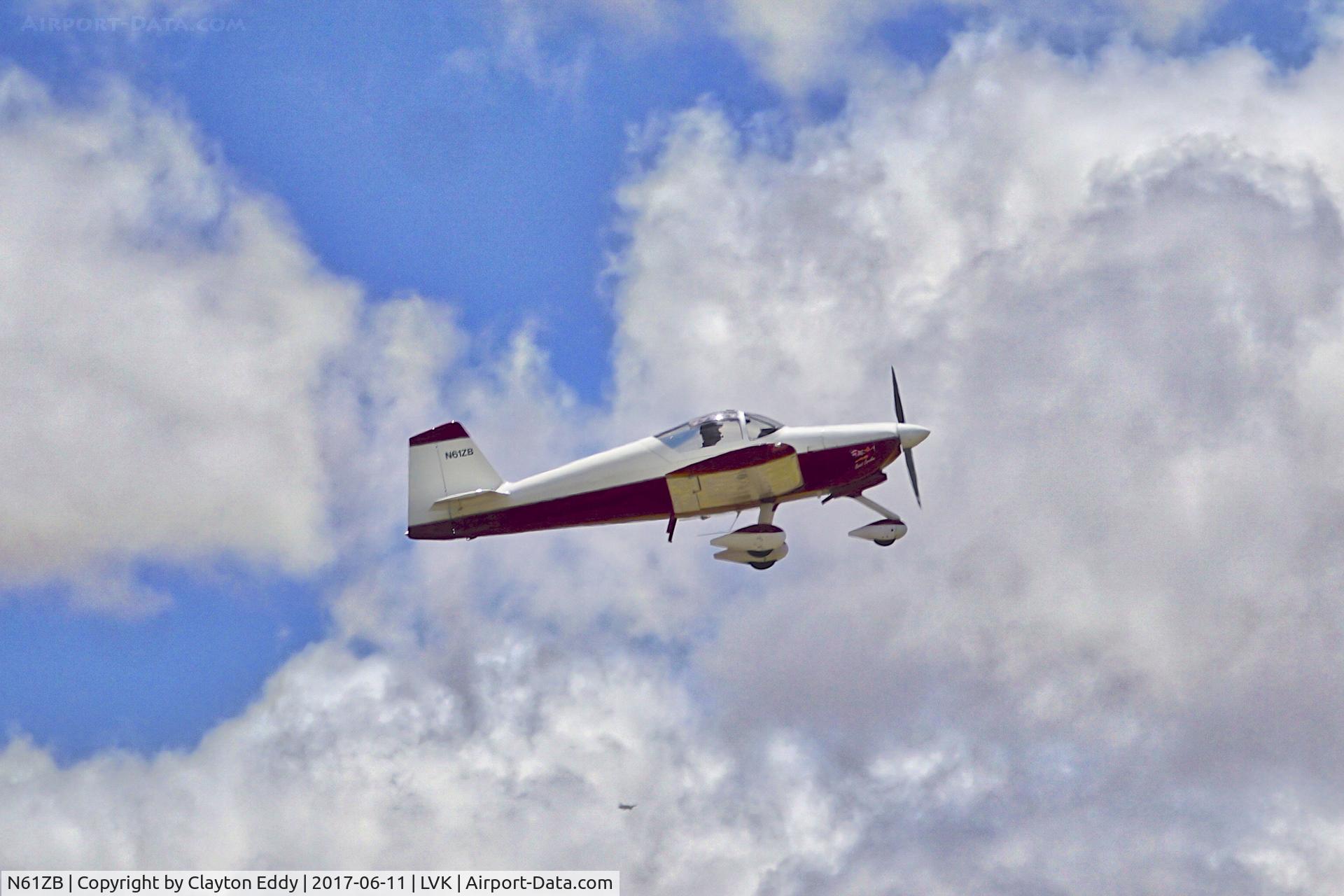 N61ZB, Vans RV-6A C/N 25255, Livermore Airport California 2017.