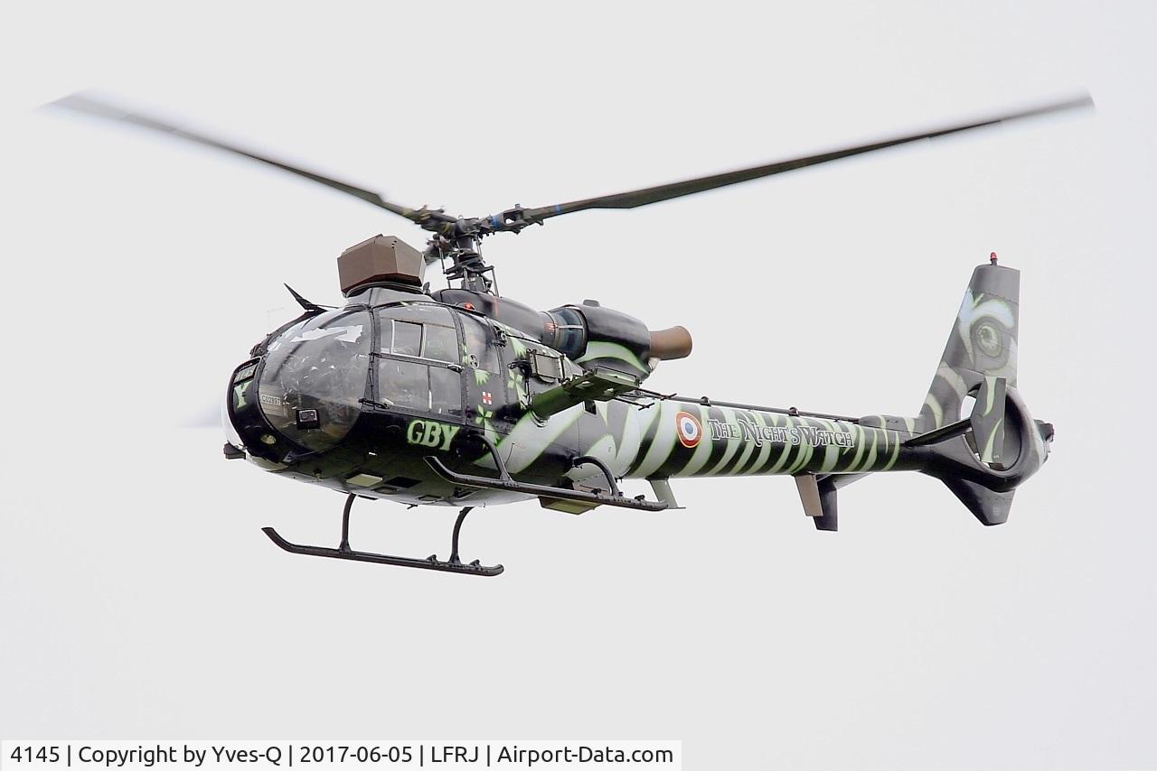 4145, Aérospatiale SA-342M Gazelle C/N 2145, Aérospatiale SA-342M Gazelle, On final rwy 26, Landivisiau Naval Air Base (LFRJ) Tiger Meet 2017