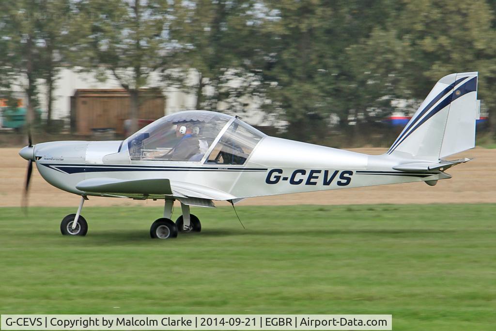 G-CEVS, 2007 Cosmik EV-97 TeamEurostar UK C/N 3102, Cosmik EV-97 TeamEurostar UK at Breighton Airfield's Helicopter Fly-In. September 21st 2014.