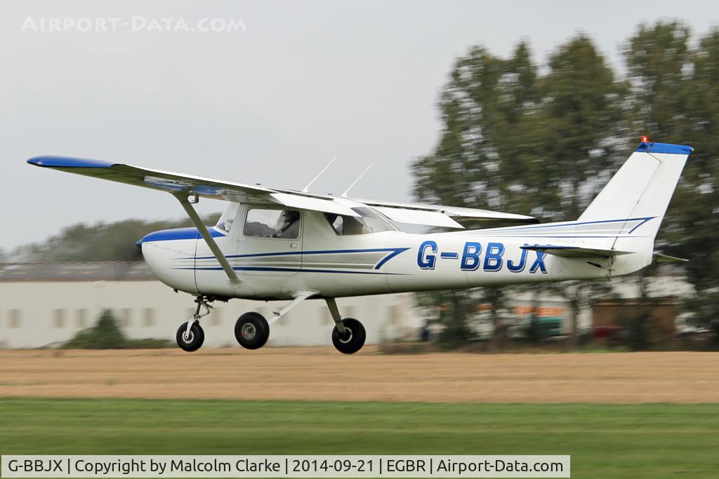 G-BBJX, 1974 Reims F150L C/N 1017, Reims F150L at Breighton Airfield's Helicopter Fly-In. September 21st 2014.