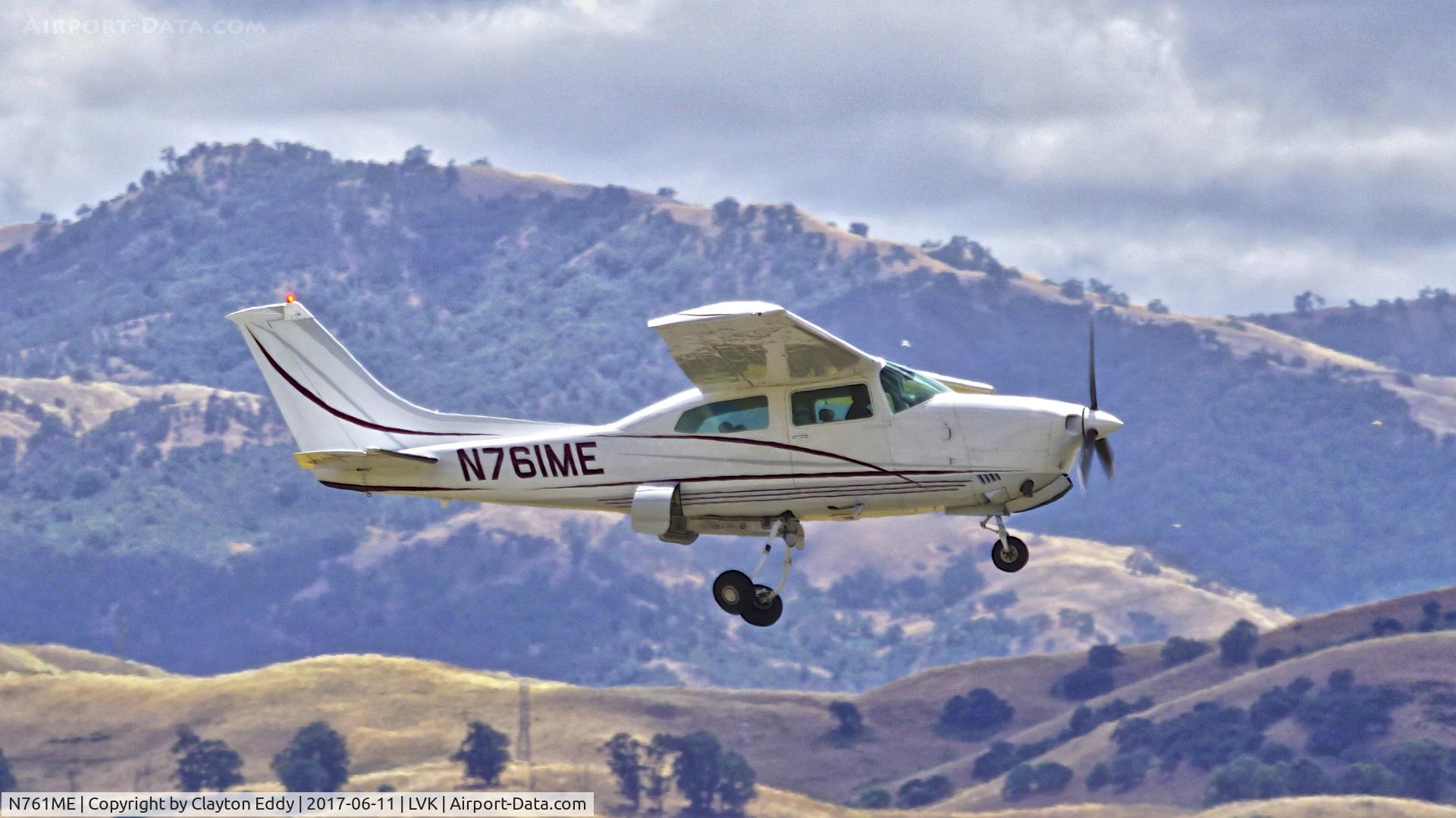 N761ME, 1977 Cessna T210M Turbo Centurion C/N 21062357, Livermore Airport California 2017.