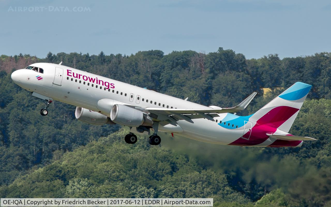 OE-IQA, 2016 Airbus A320-214 C/N 6992, departure to Palma via RW27