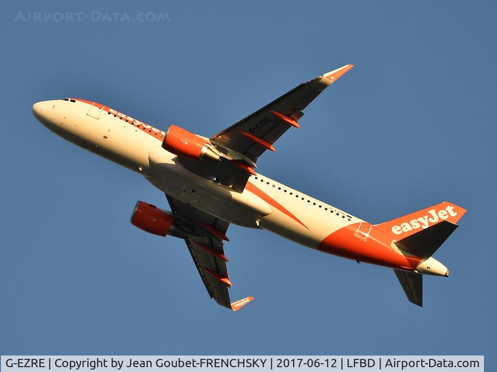 G-EZRE, 2017 Airbus A320-214 C/N 7665, U21686 /EZY83RU to Nice passing 3000ft
