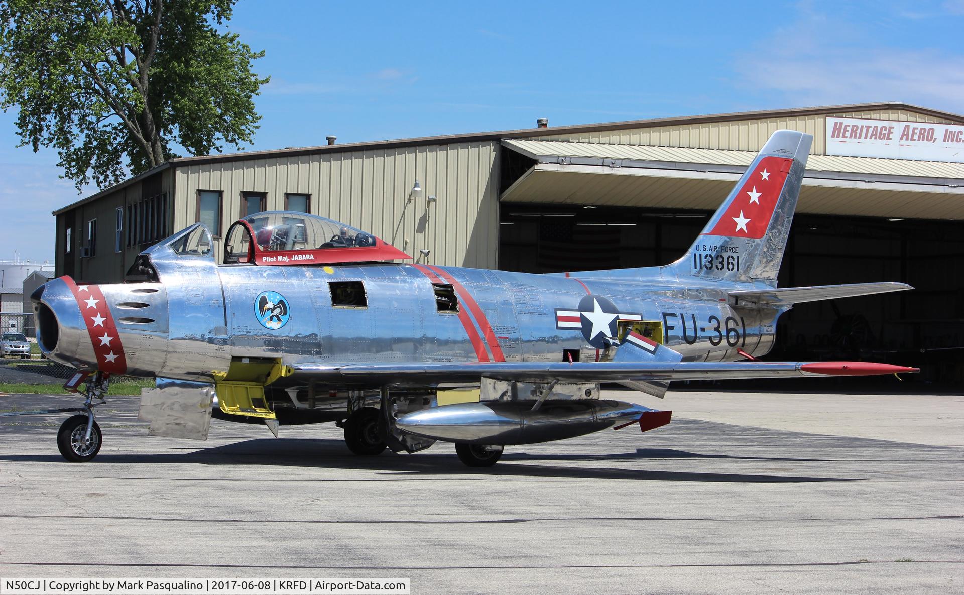 N50CJ, Canadair CL-13B Sabre 6 C/N 1490, Canadair MK.6