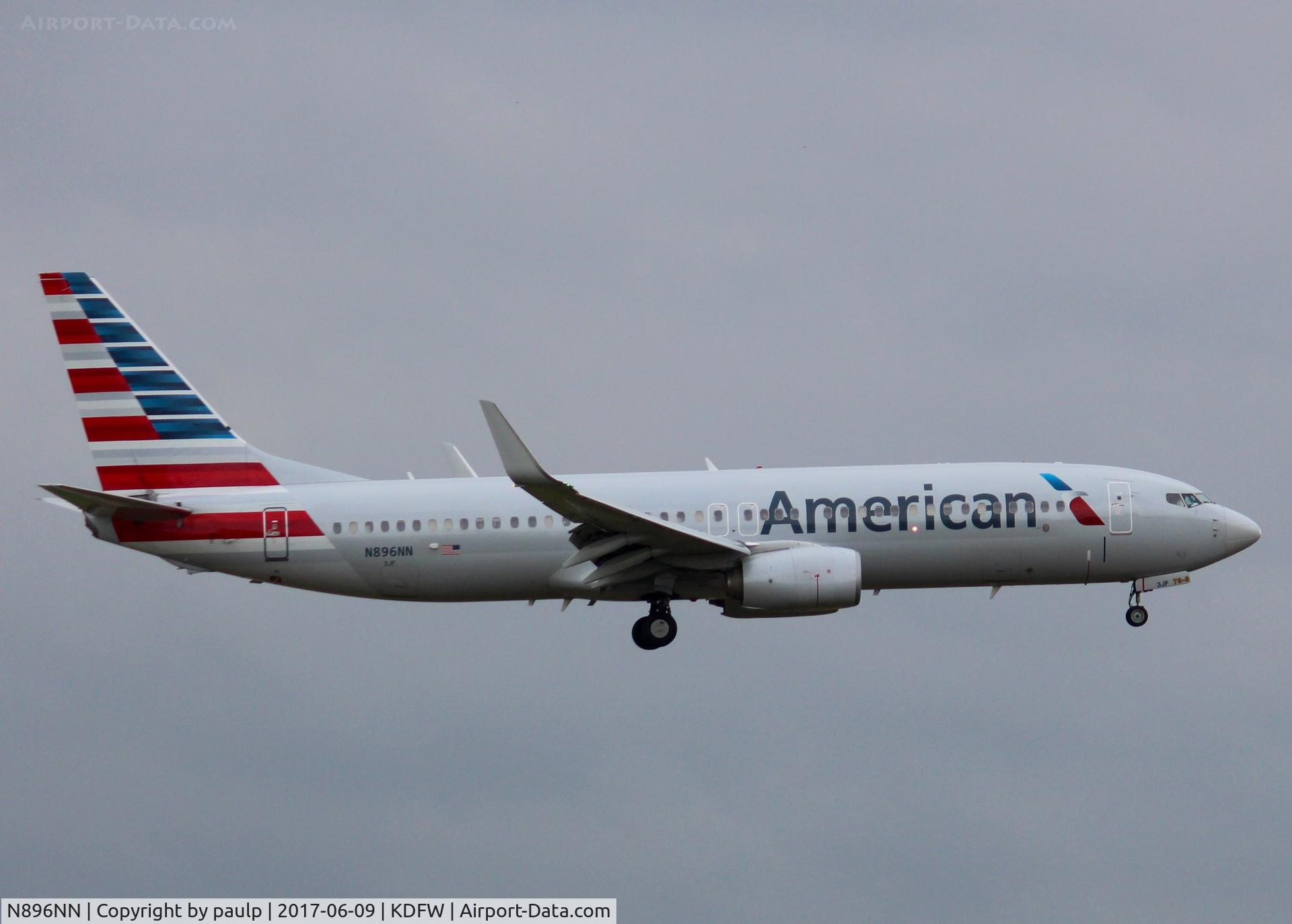 N896NN, 2012 Boeing 737-823 C/N 4093, At DFW.