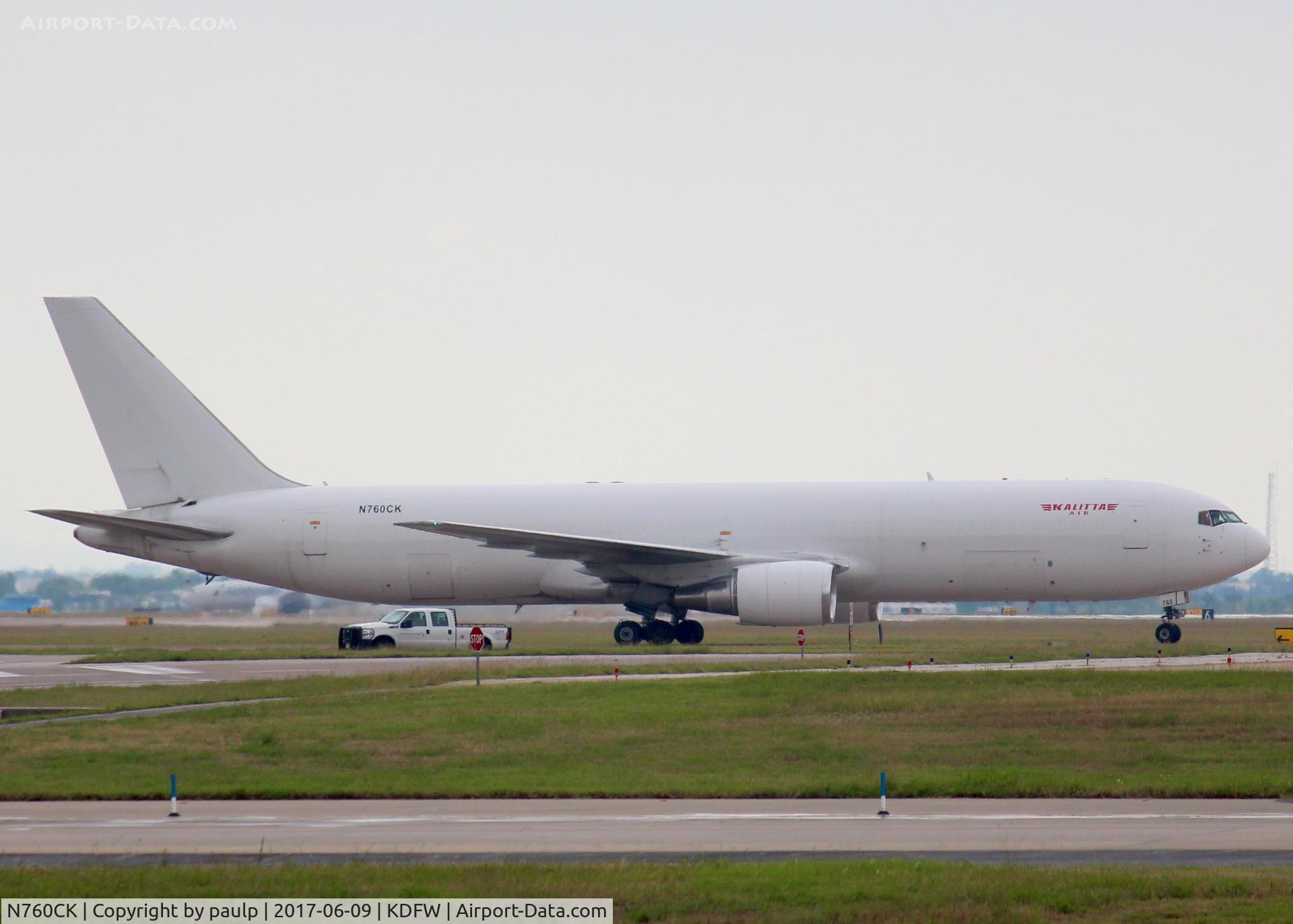 N760CK, 1989 Boeing 767-341 C/N 24753, At DFW.
